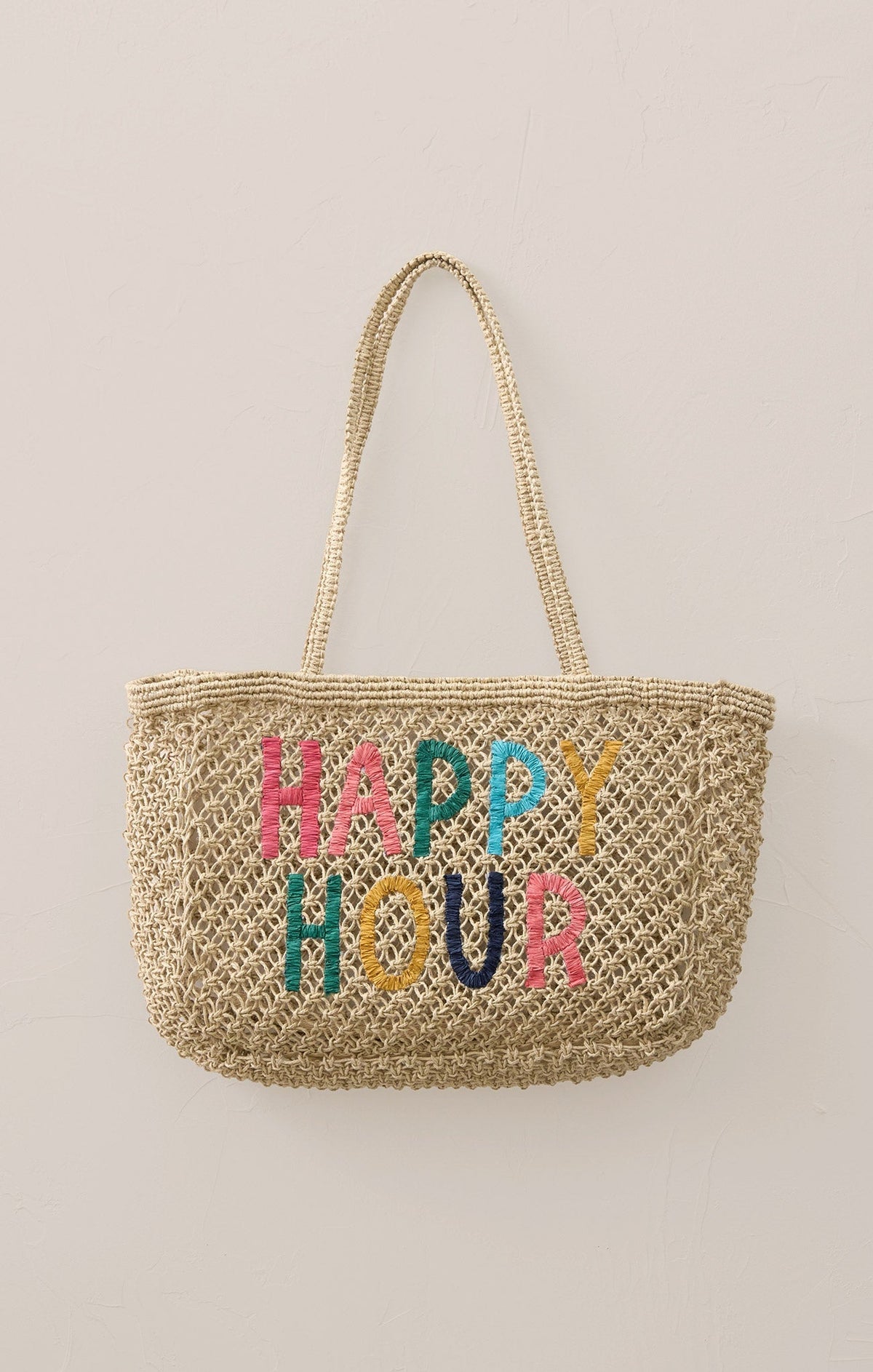 Woven Jute Tote Bag