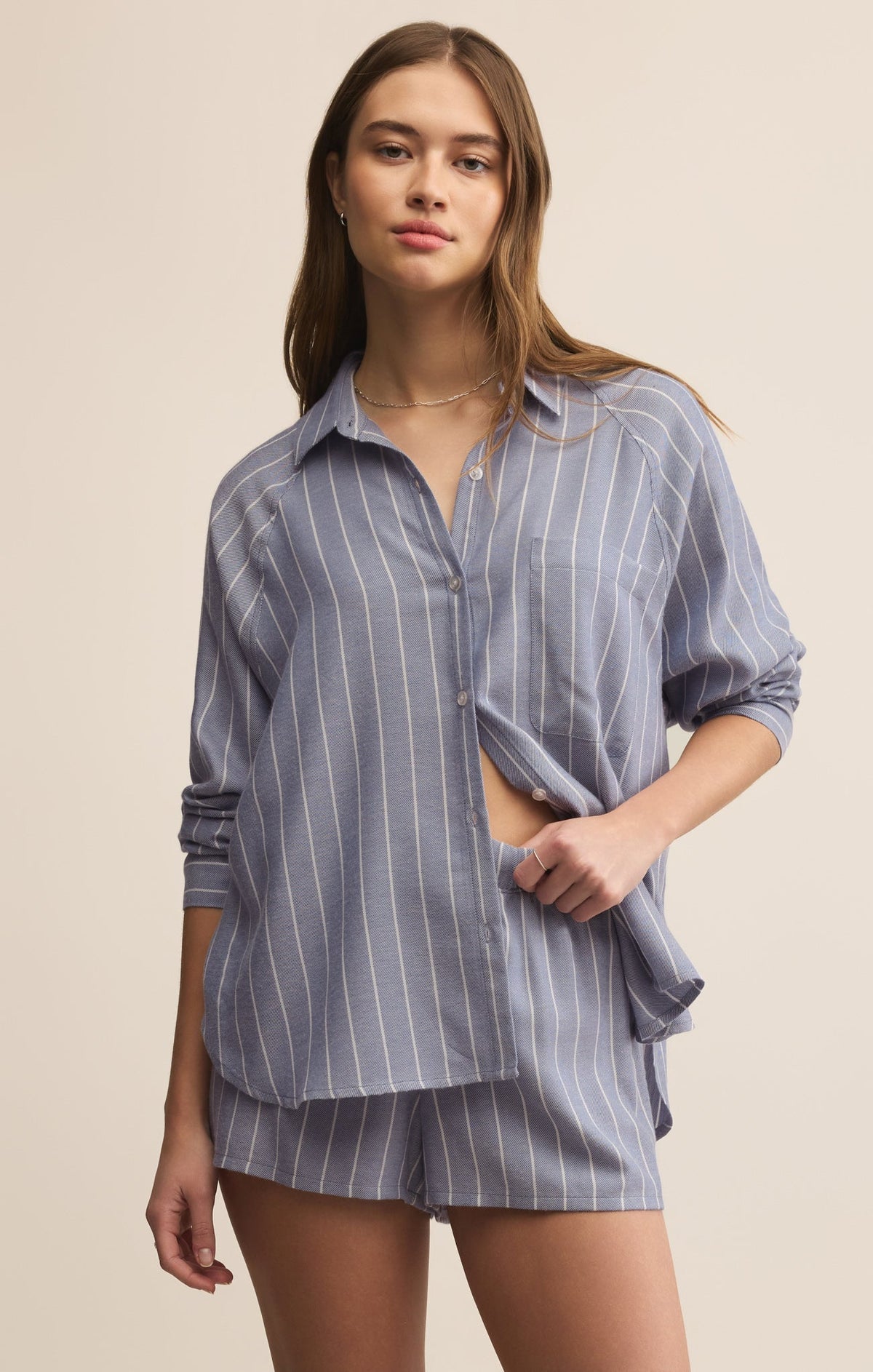 River Plaid Button Up