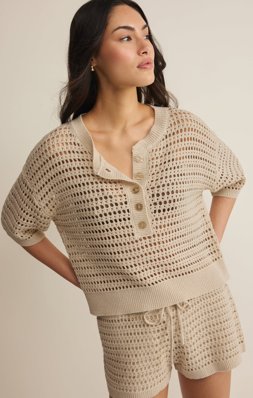 Kylo Henley Crochet Top