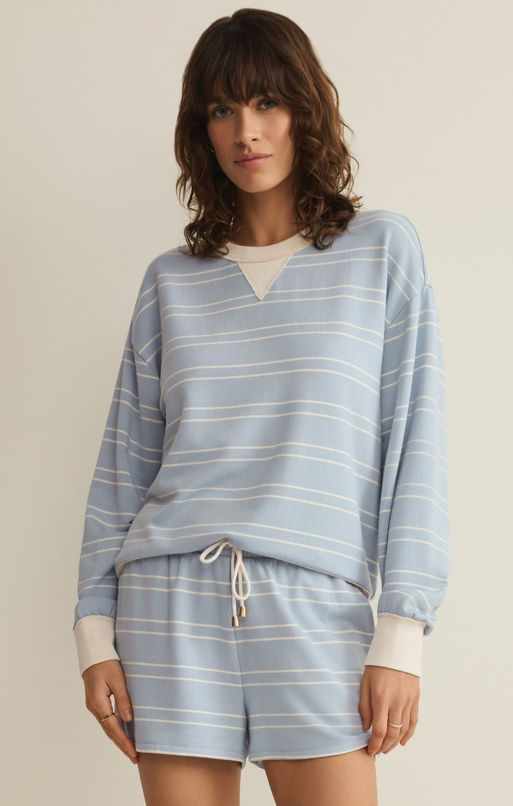 Stand Out Striped Modal Sweatshirt