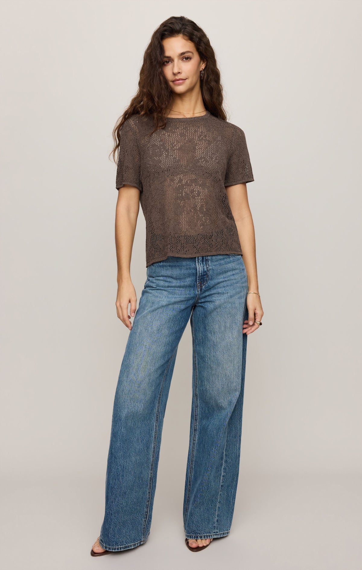 Waverton Crochet Sweater Tee