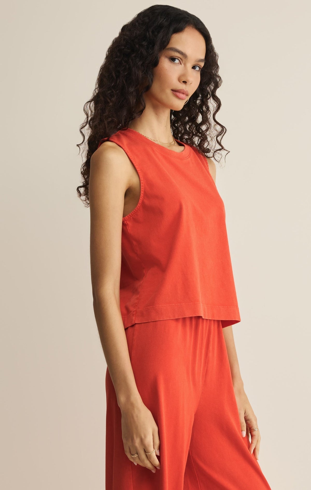 Sloane Cotton Jersey Tank