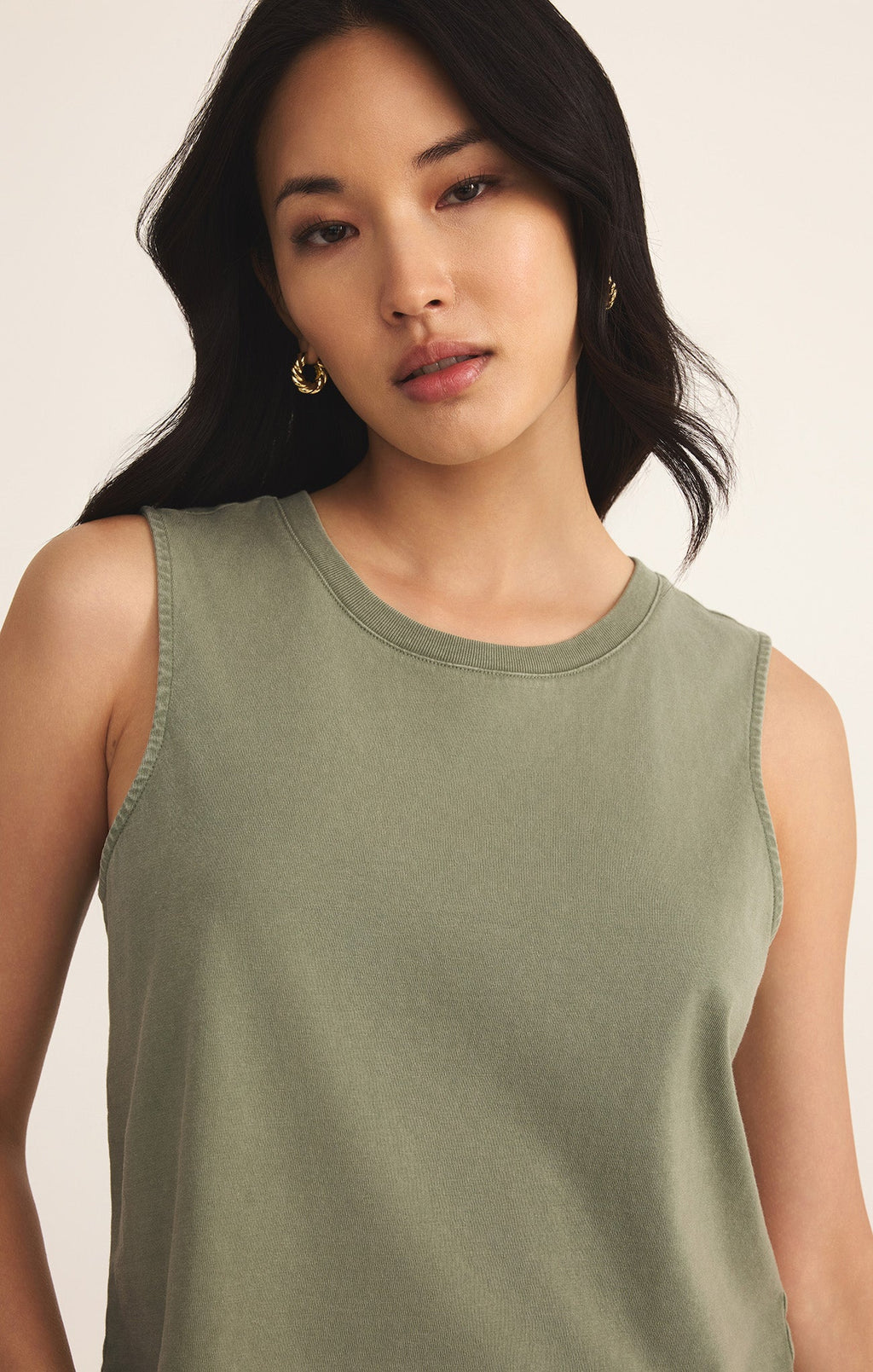 Sloane Cotton Jersey Tank