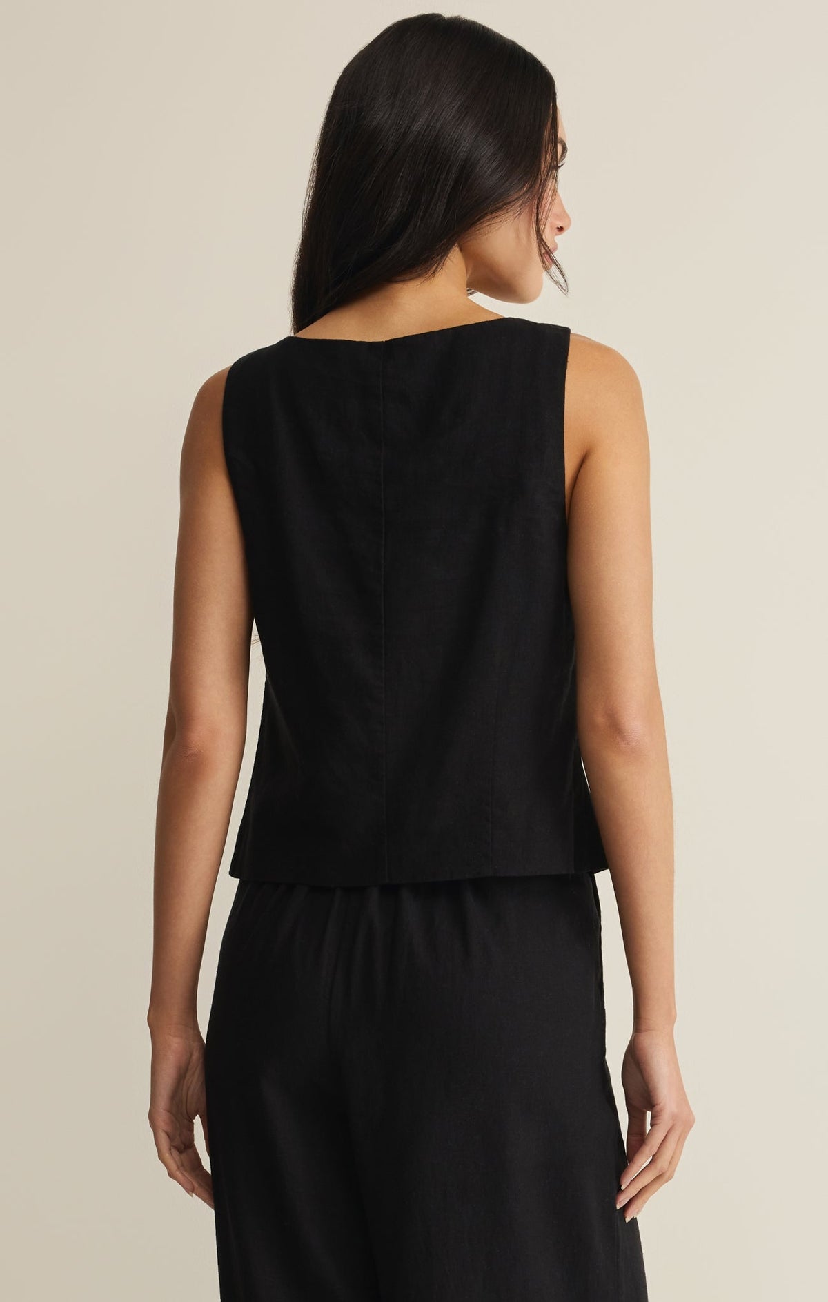 Roman Linen Vest