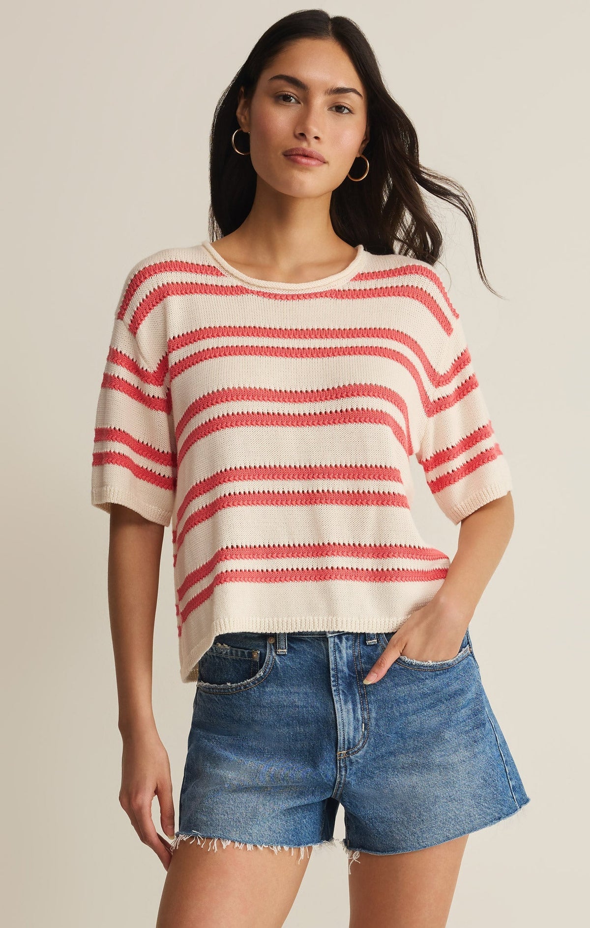 Prado Stripe Sweater Top