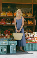 Leonora Denim Midi Dress