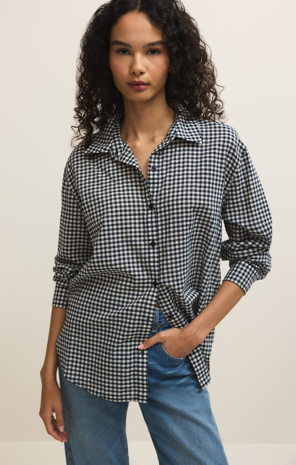 Seaport Gingham Button Up
