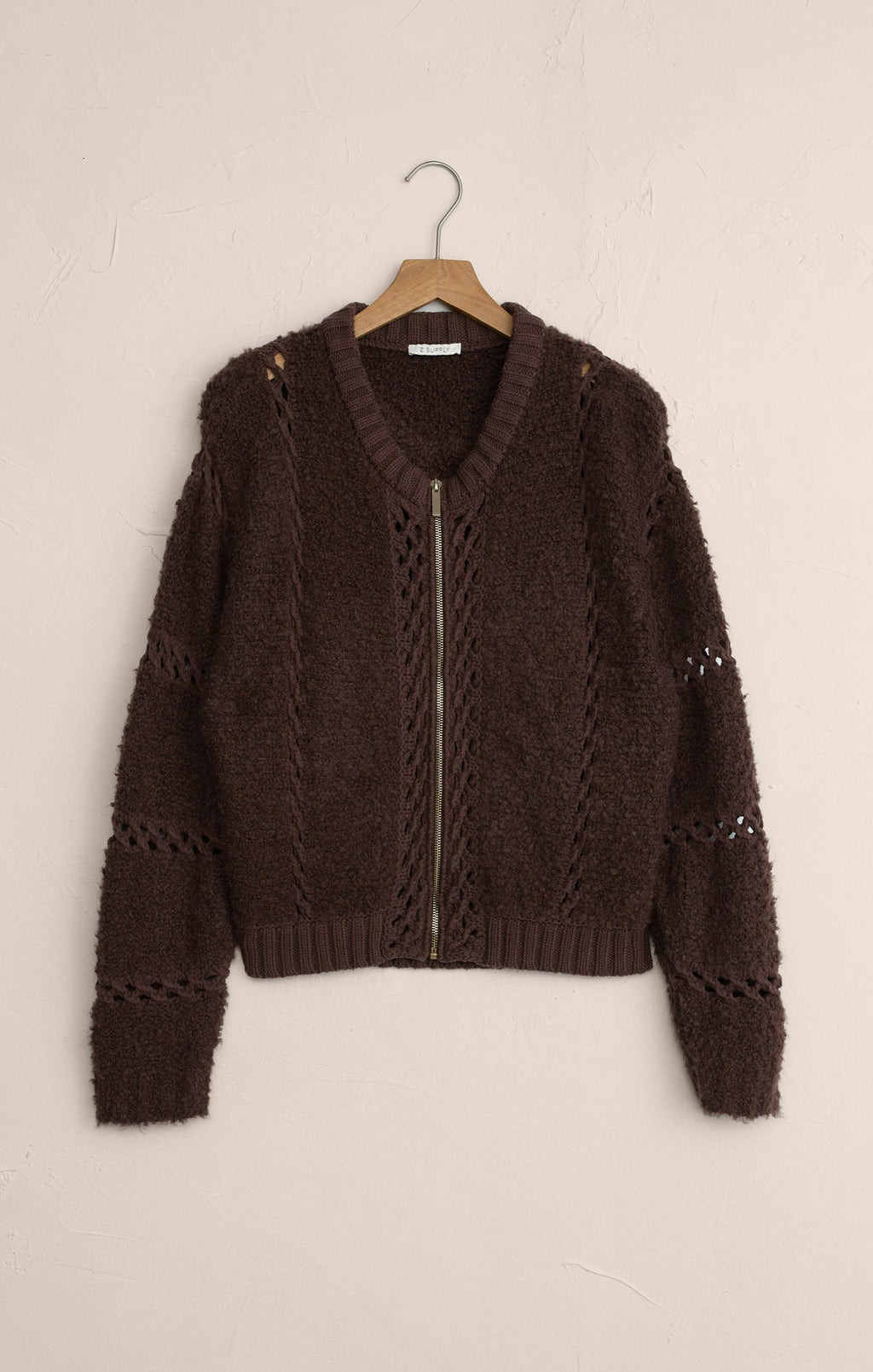 Sundance Zip-Up Sweater Jacket