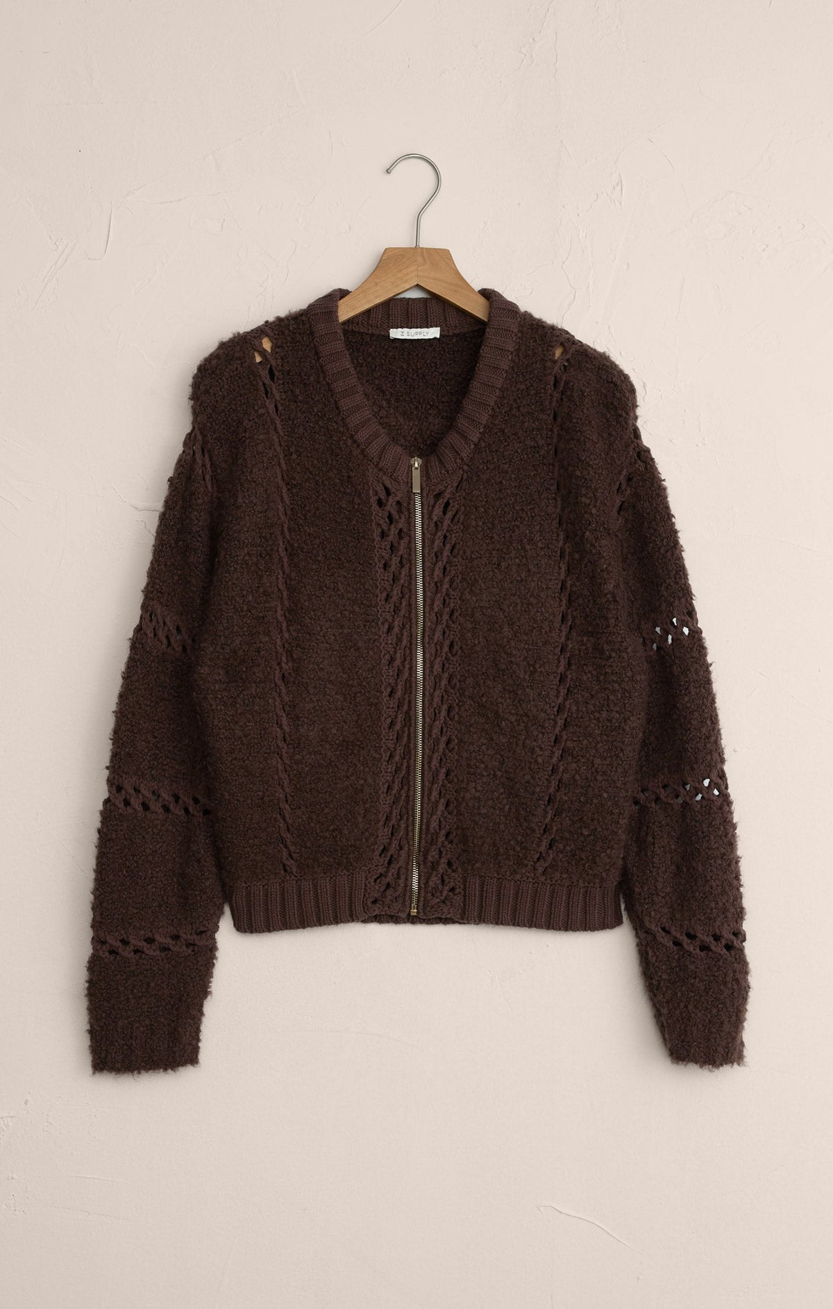 Sundance Zip-Up Sweater Jacket