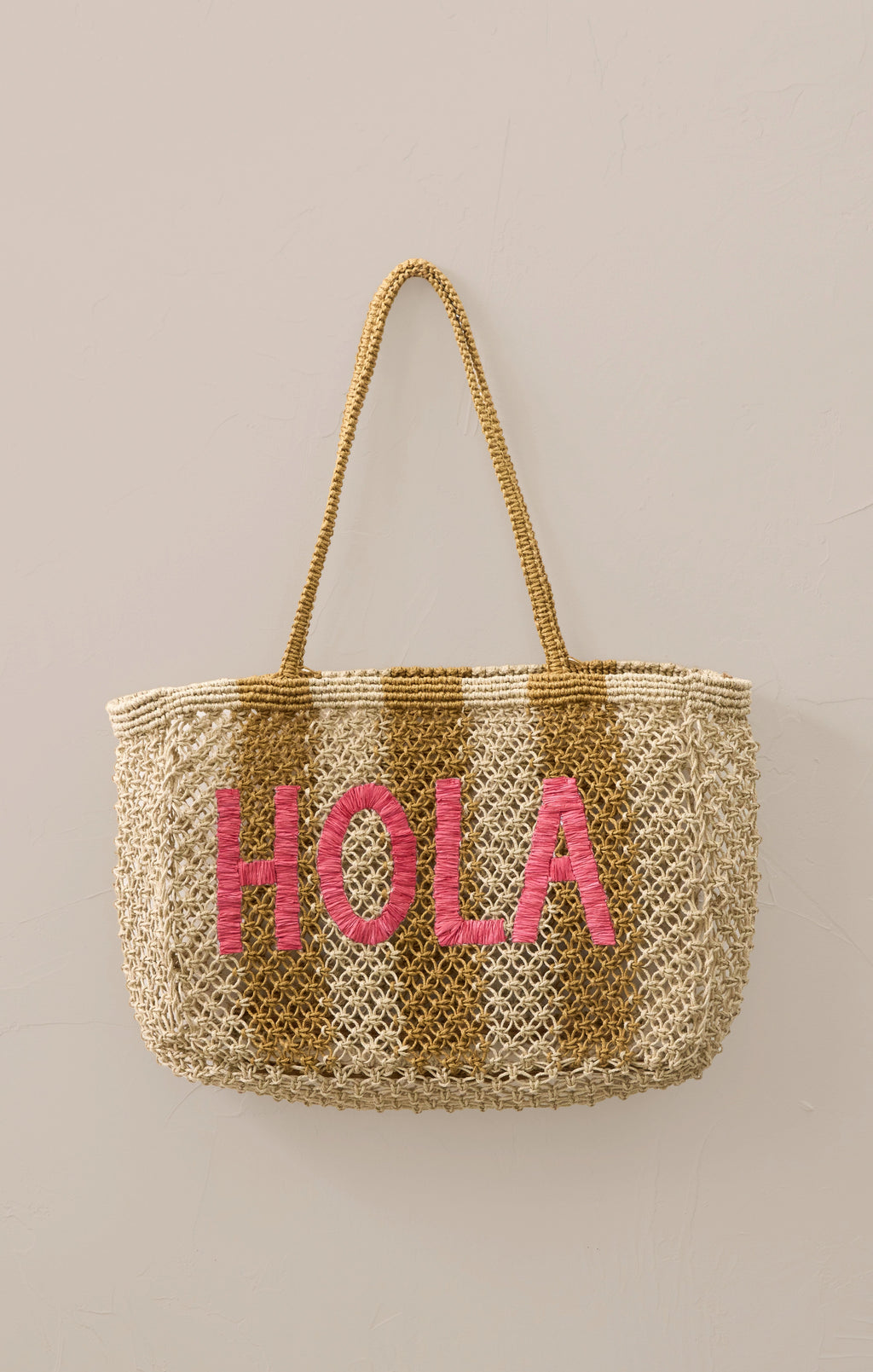 Woven Jute Tote Bag