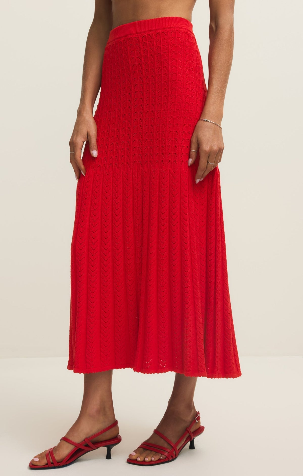 Lexa Crochet Sweater Maxi Skirt