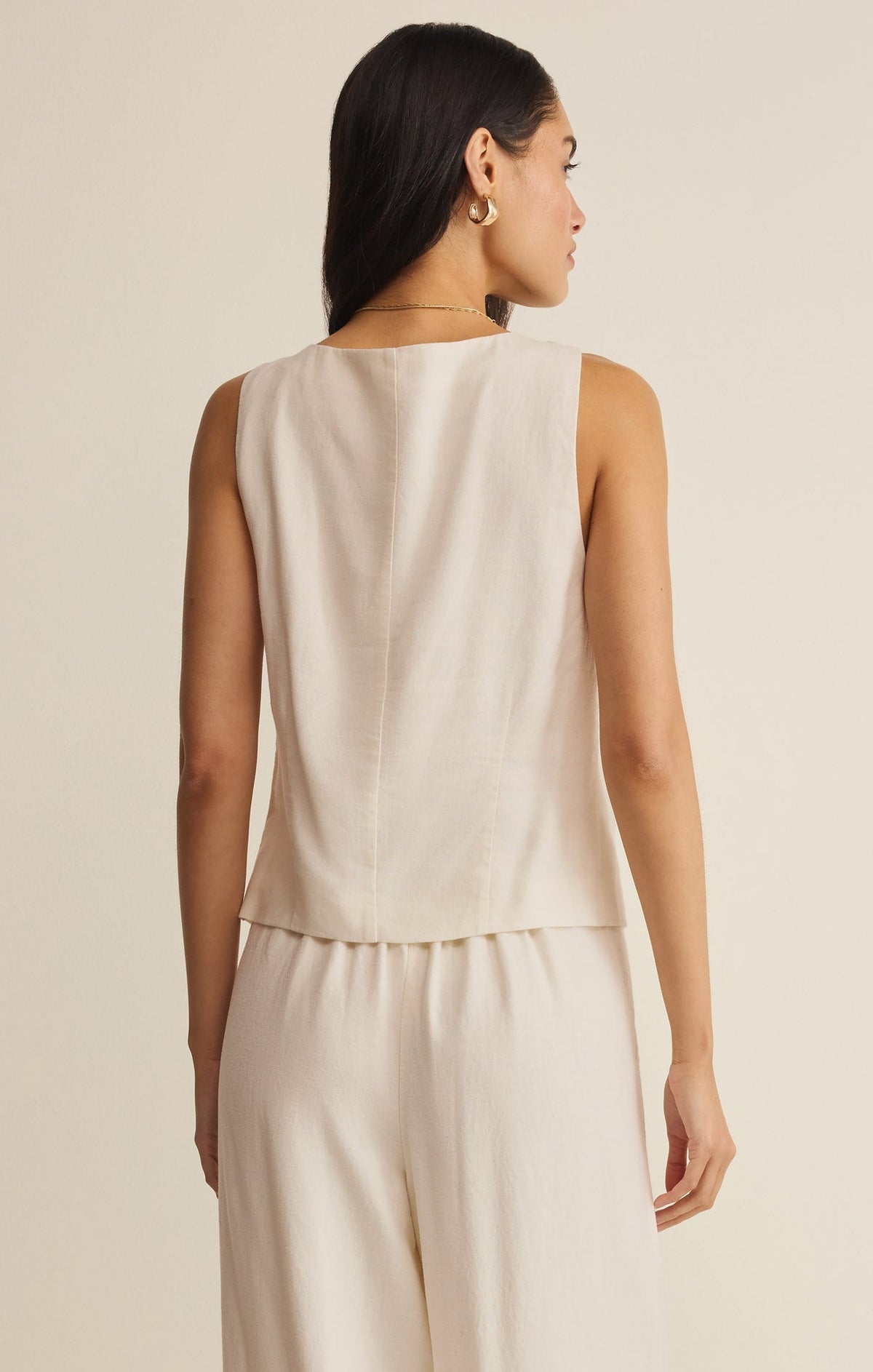 Roman Linen Vest