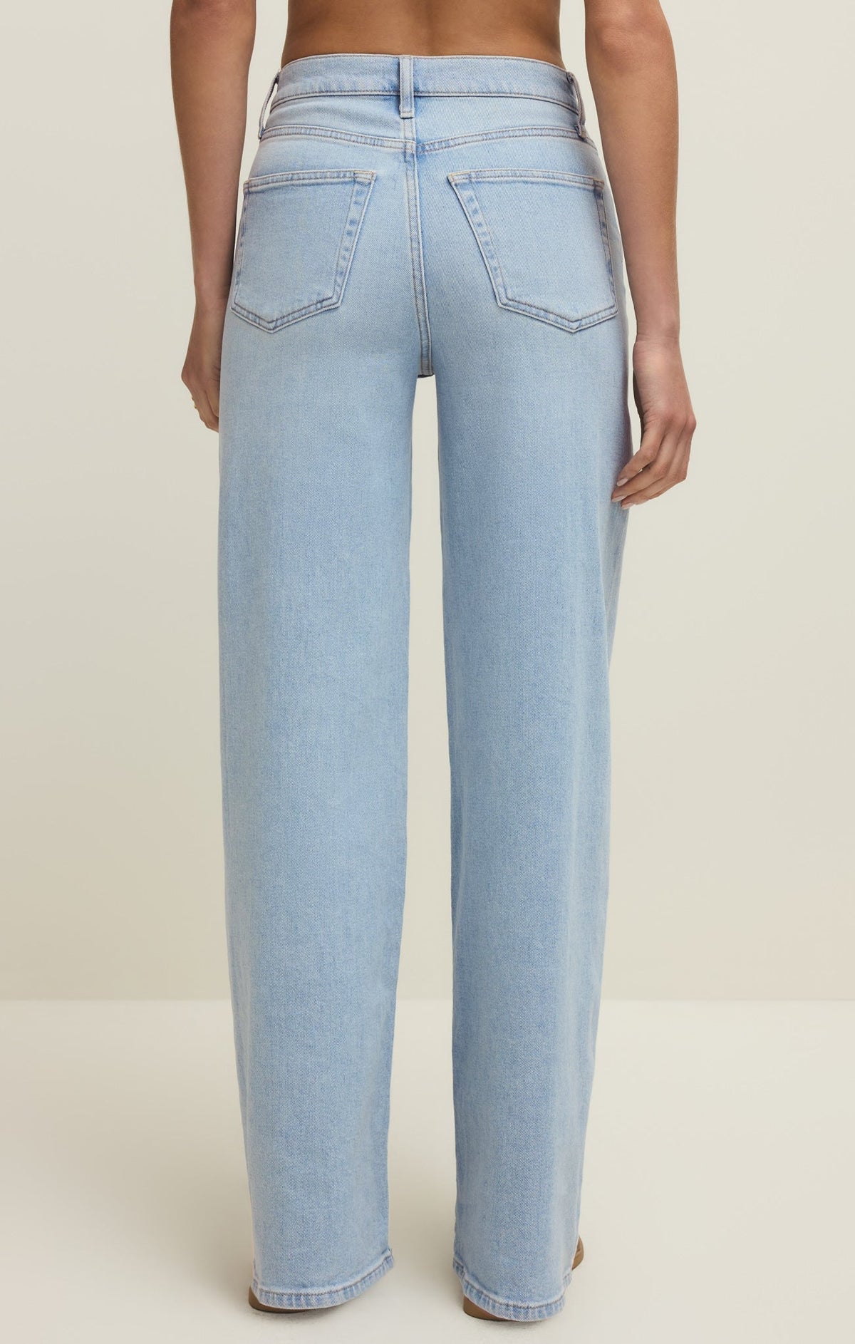 Nova High Rise Wide Leg Denim Pant