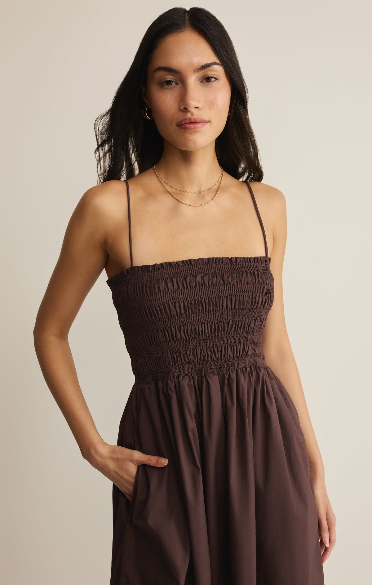Cornelia Poplin Maxi Dress