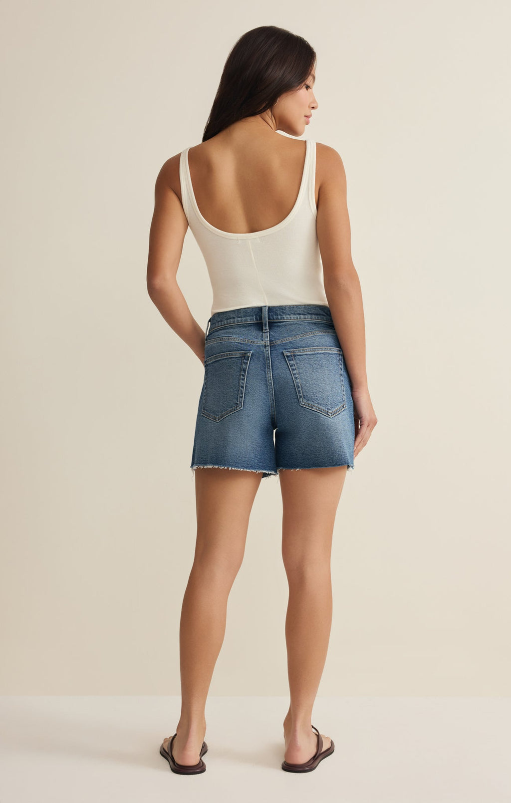 Jonah Mid Rise Denim Short