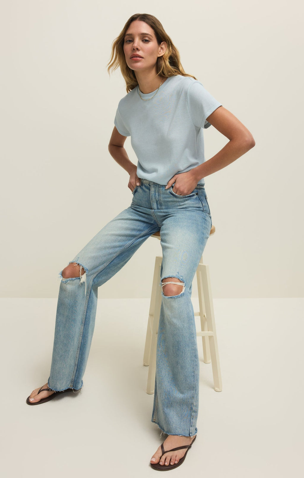 Tourist Airy Knit Jersey Tee