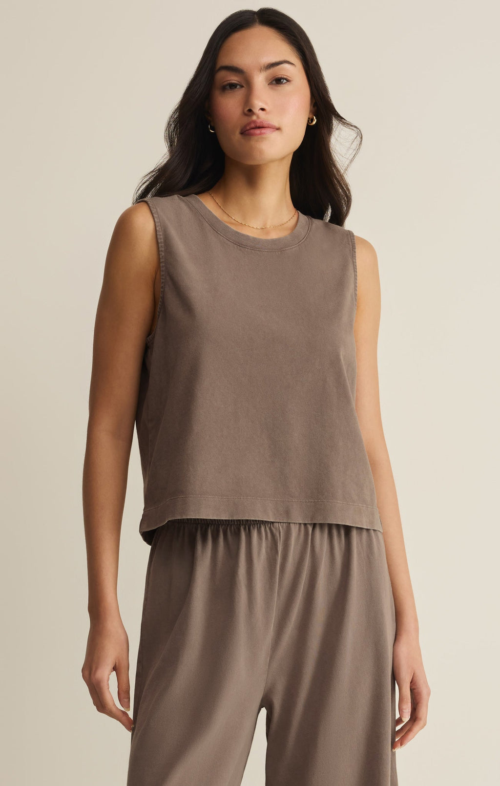 Sloane Cotton Jersey Tank