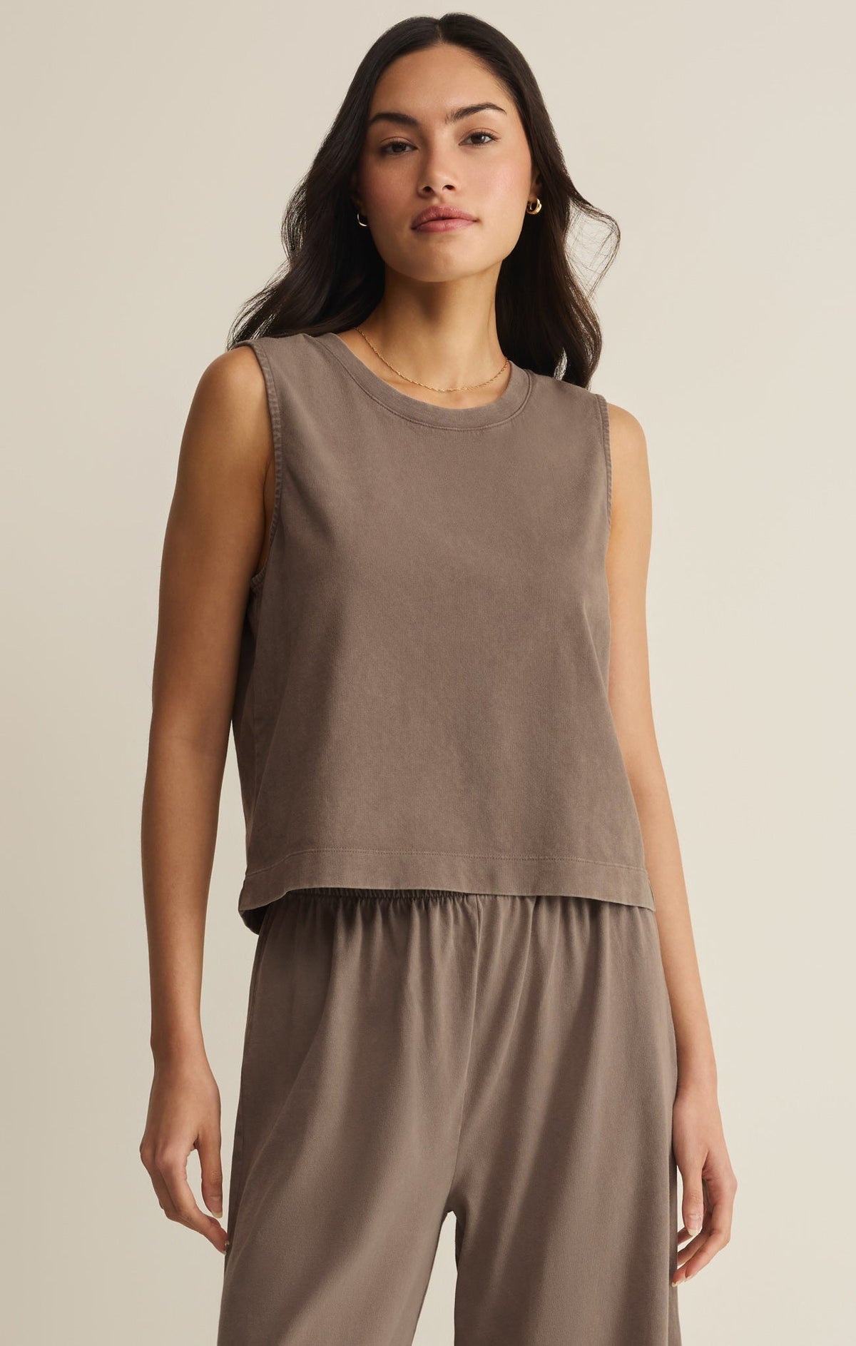 Sloane Cotton Jersey Tank