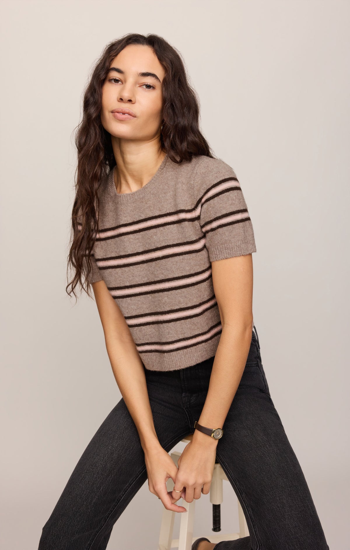Gatewood Stripe Sweater Tee