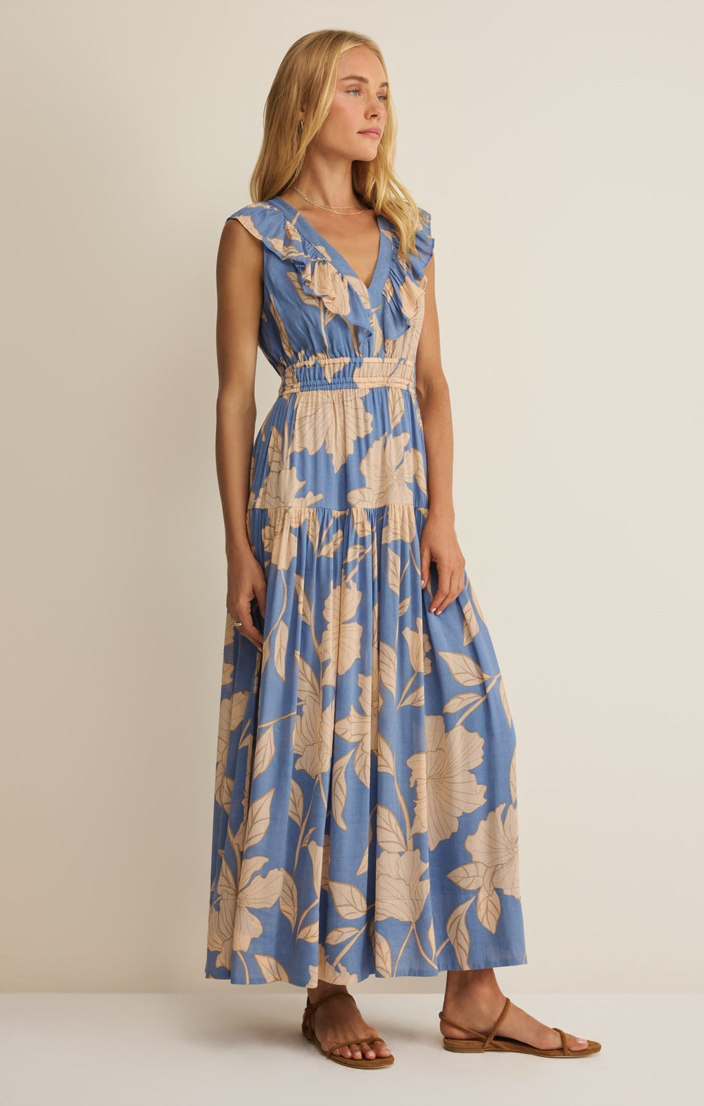 Malene Bloom Floral Maxi Dress