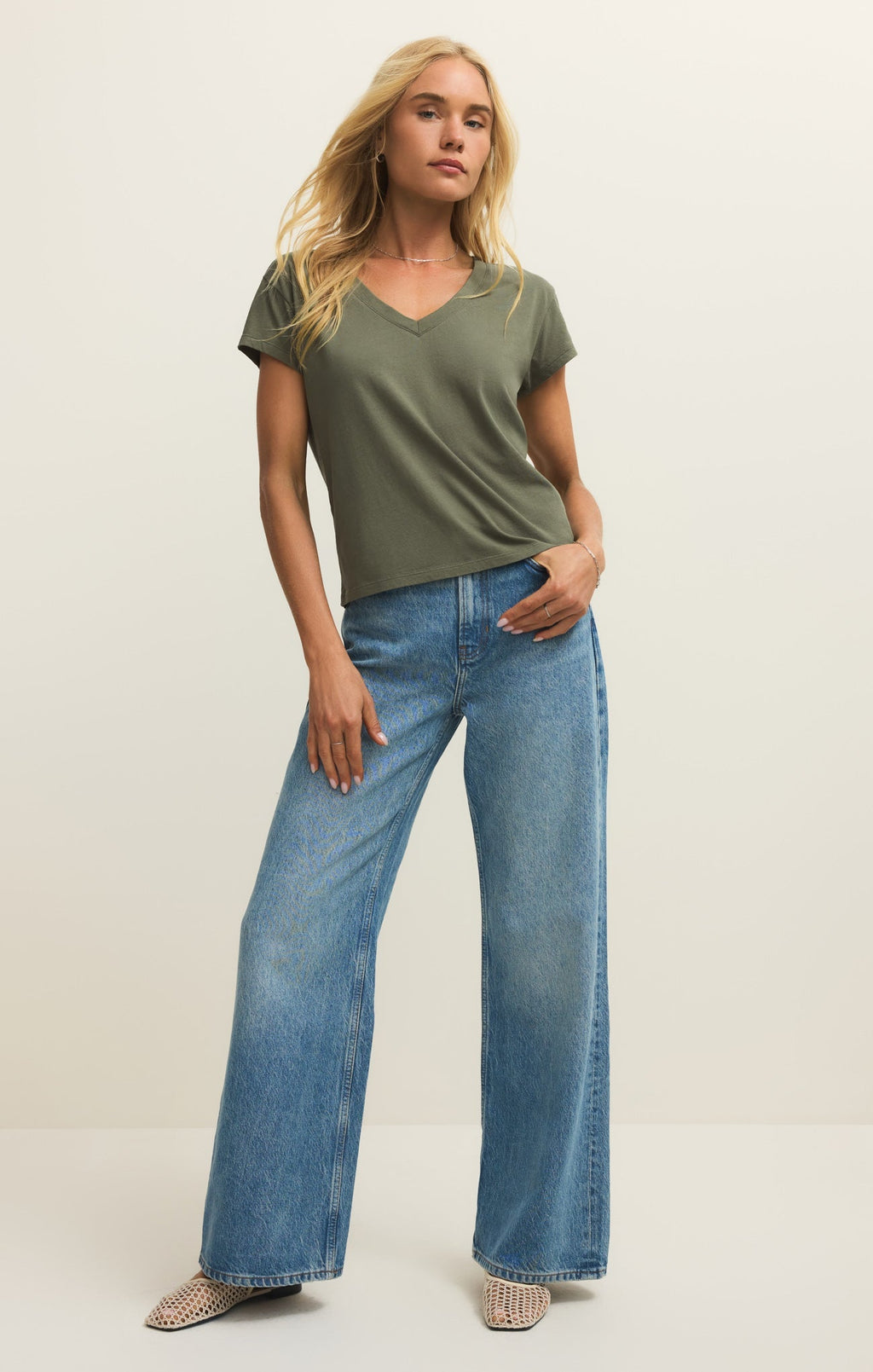 Modern Jersey V-Neck Tee