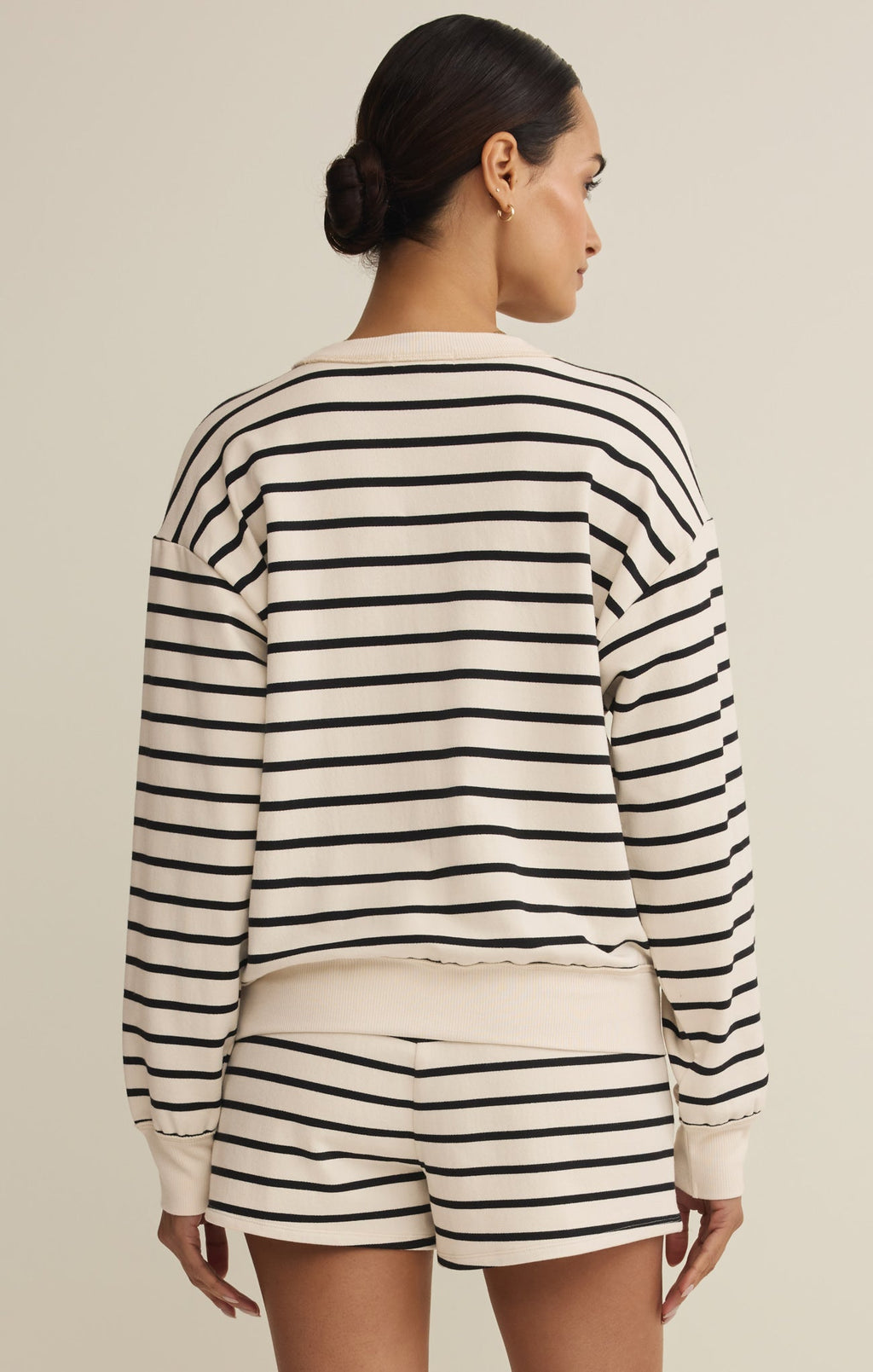 Stand Out Striped Modal Sweatshirt