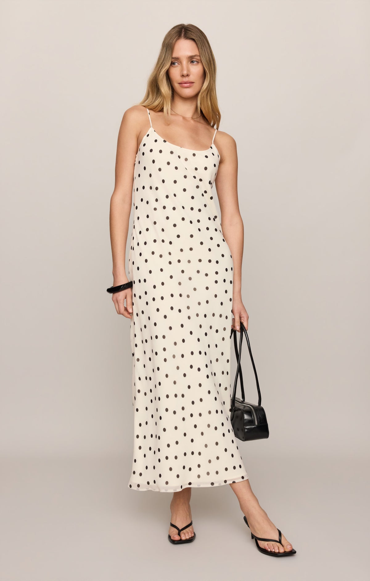 Cecily Polka Dot Slip Dress