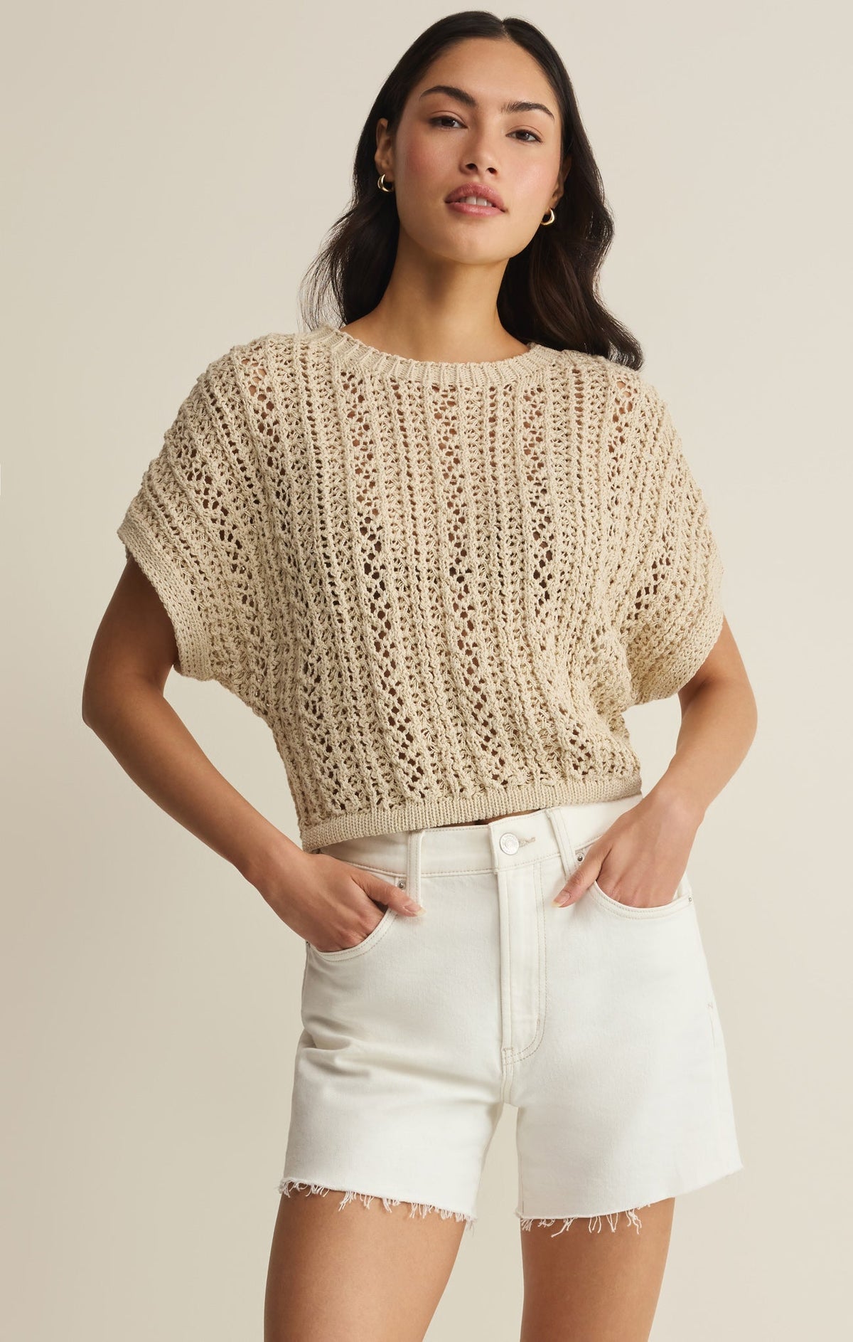Ballast Crochet Sweater Top