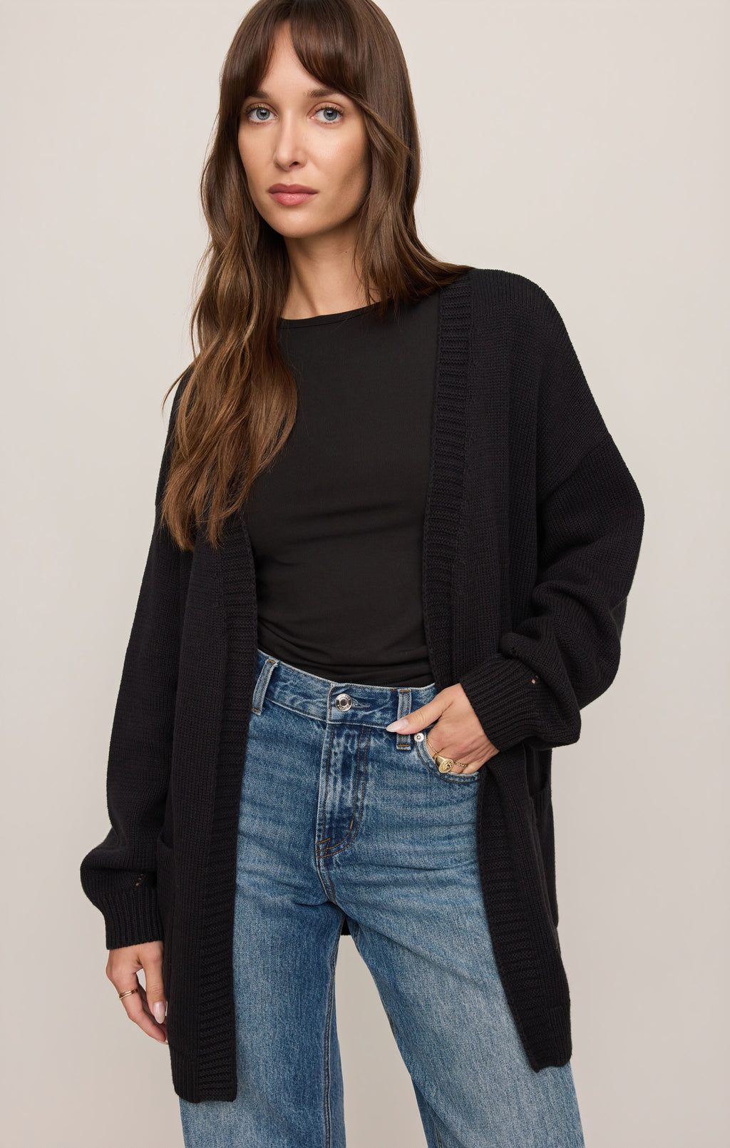 Sanborn Open Cardigan