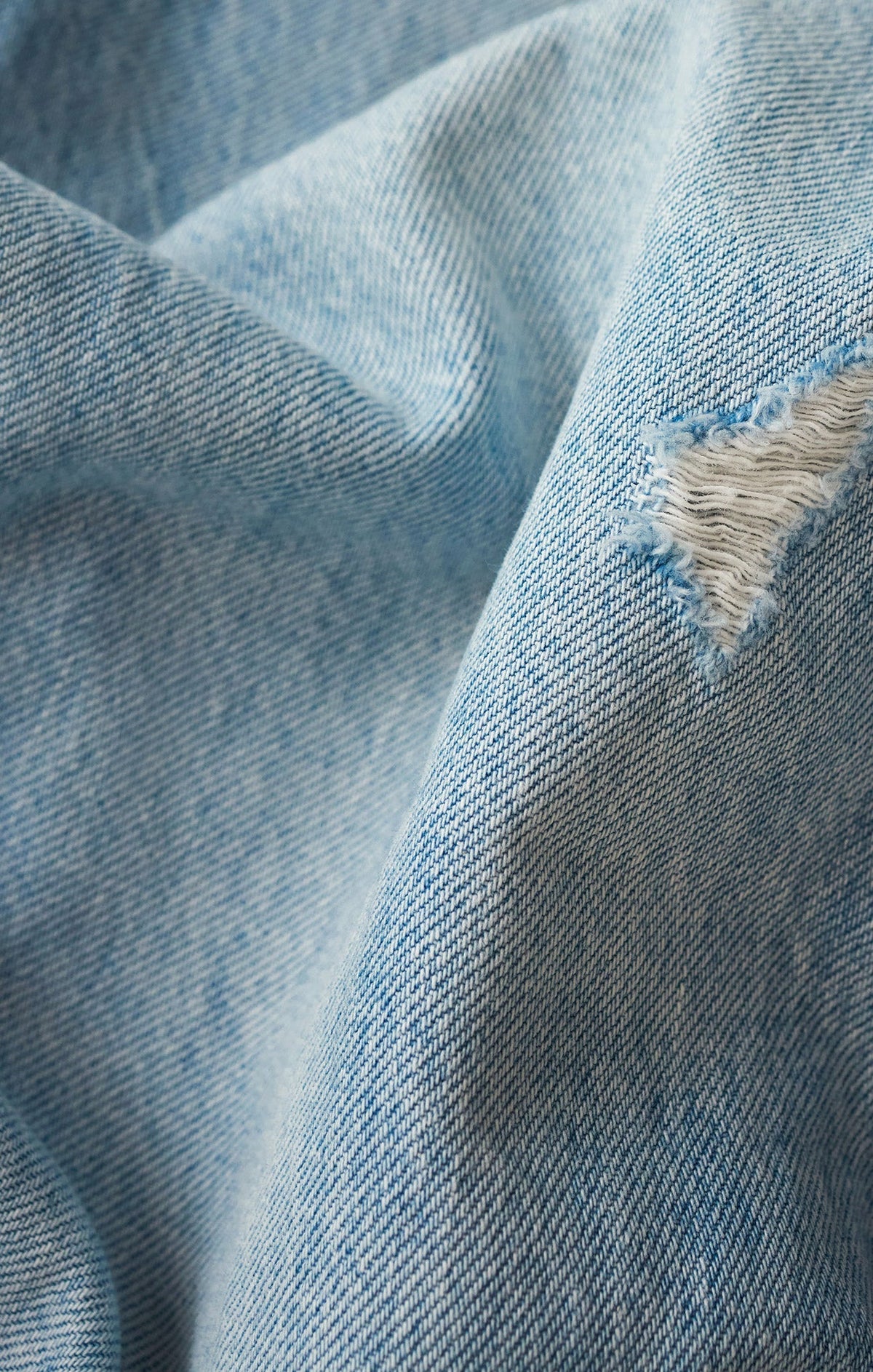 Remi High Rise Denim Bowed Pant