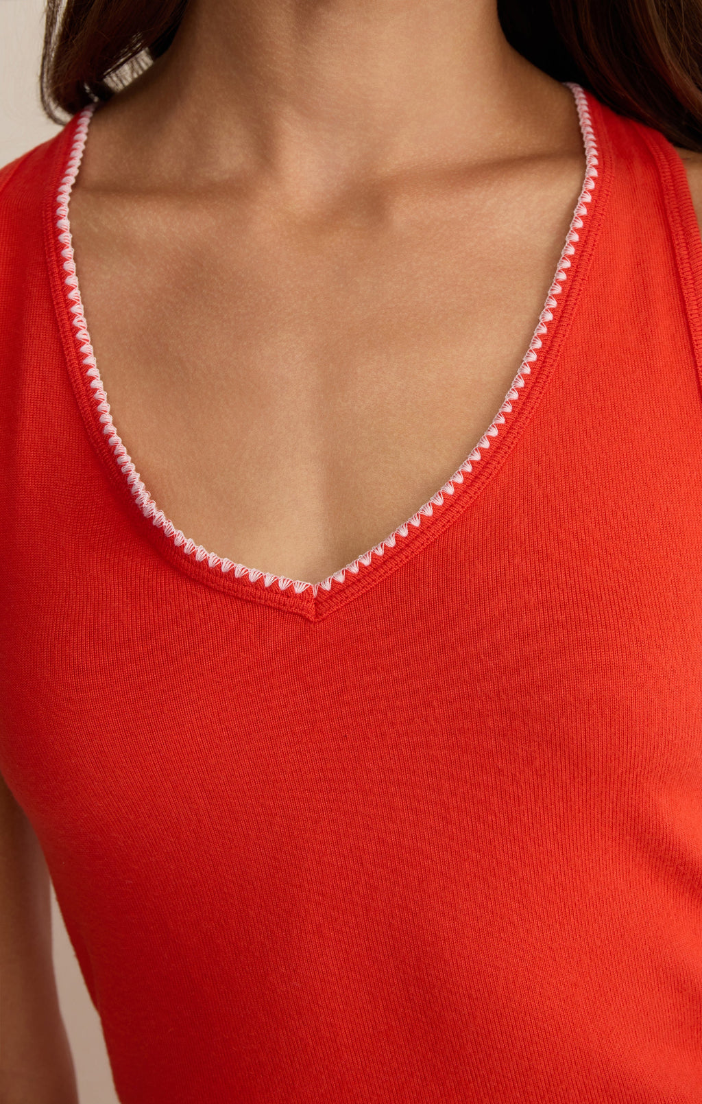 Stately V-Neck Tank