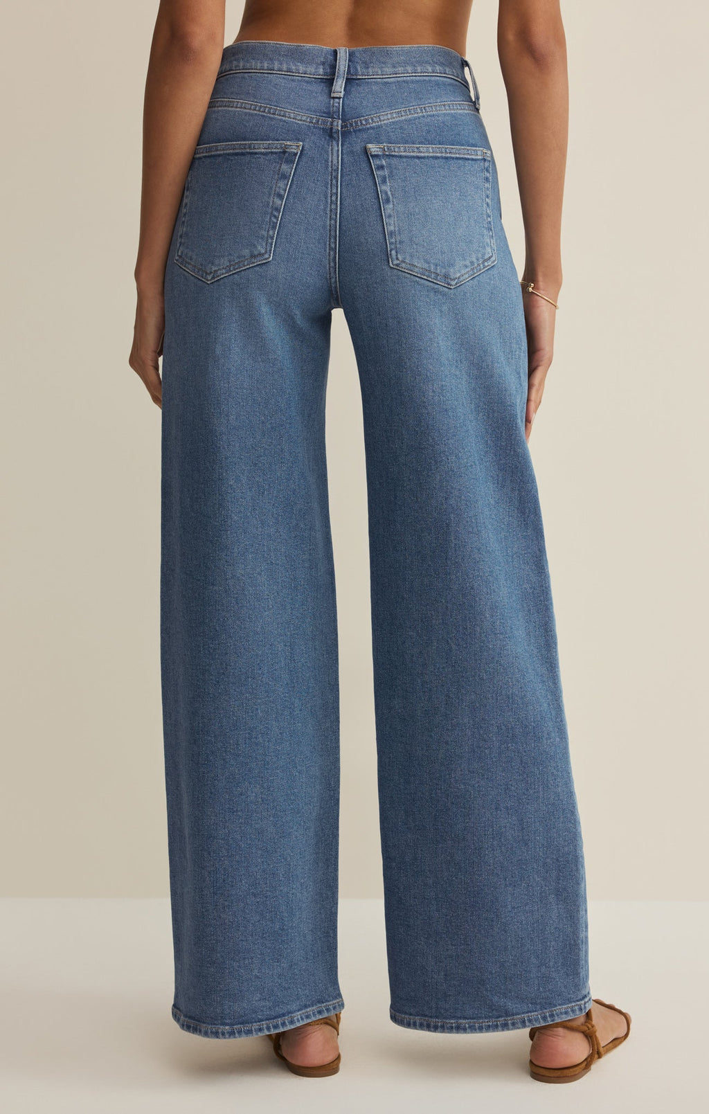 Nova High Rise Wide Leg Denim Pant