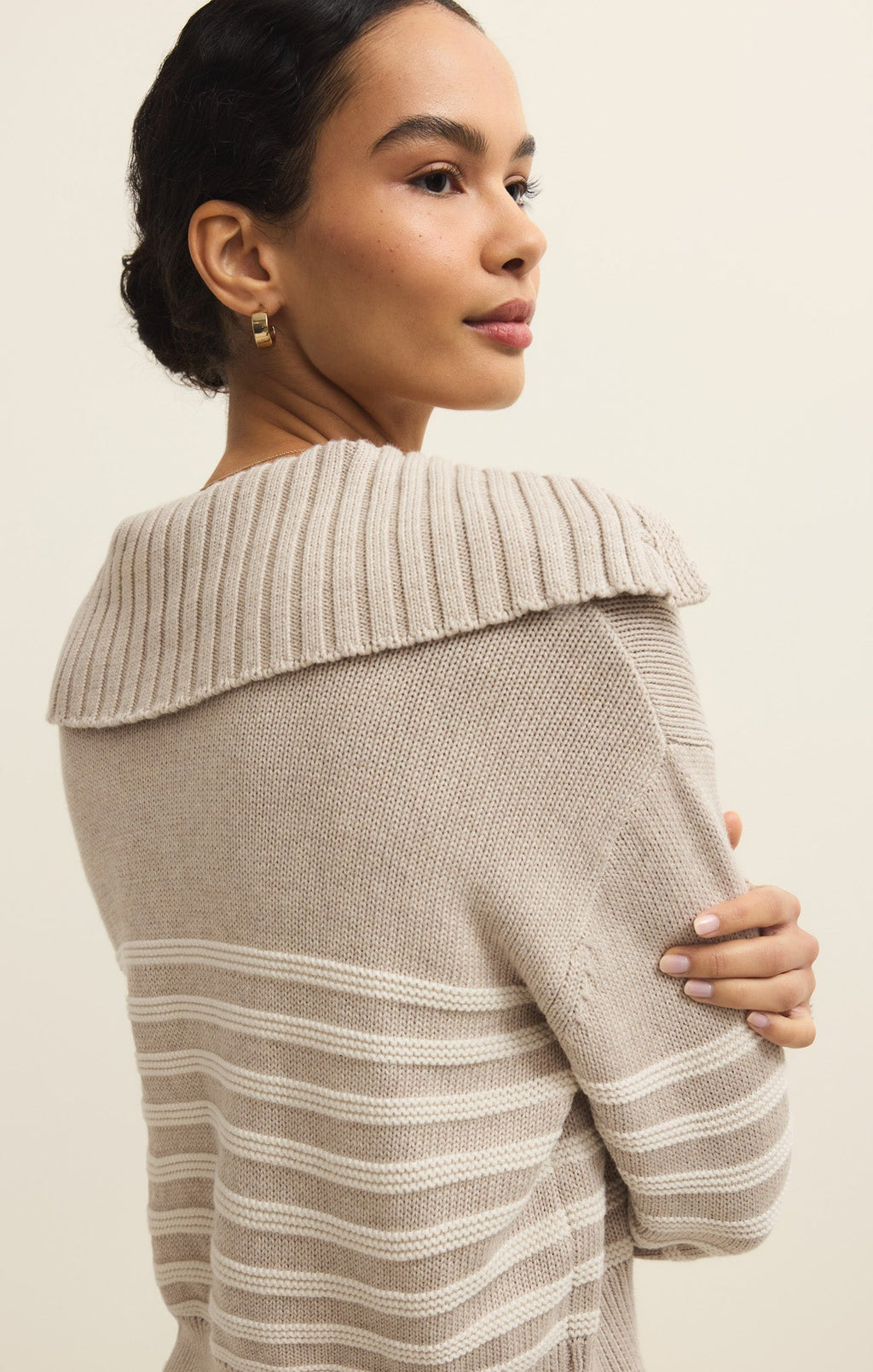 Kovac Cropped Sweater Jacket