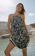 Viento Luz Floral Midi Dress