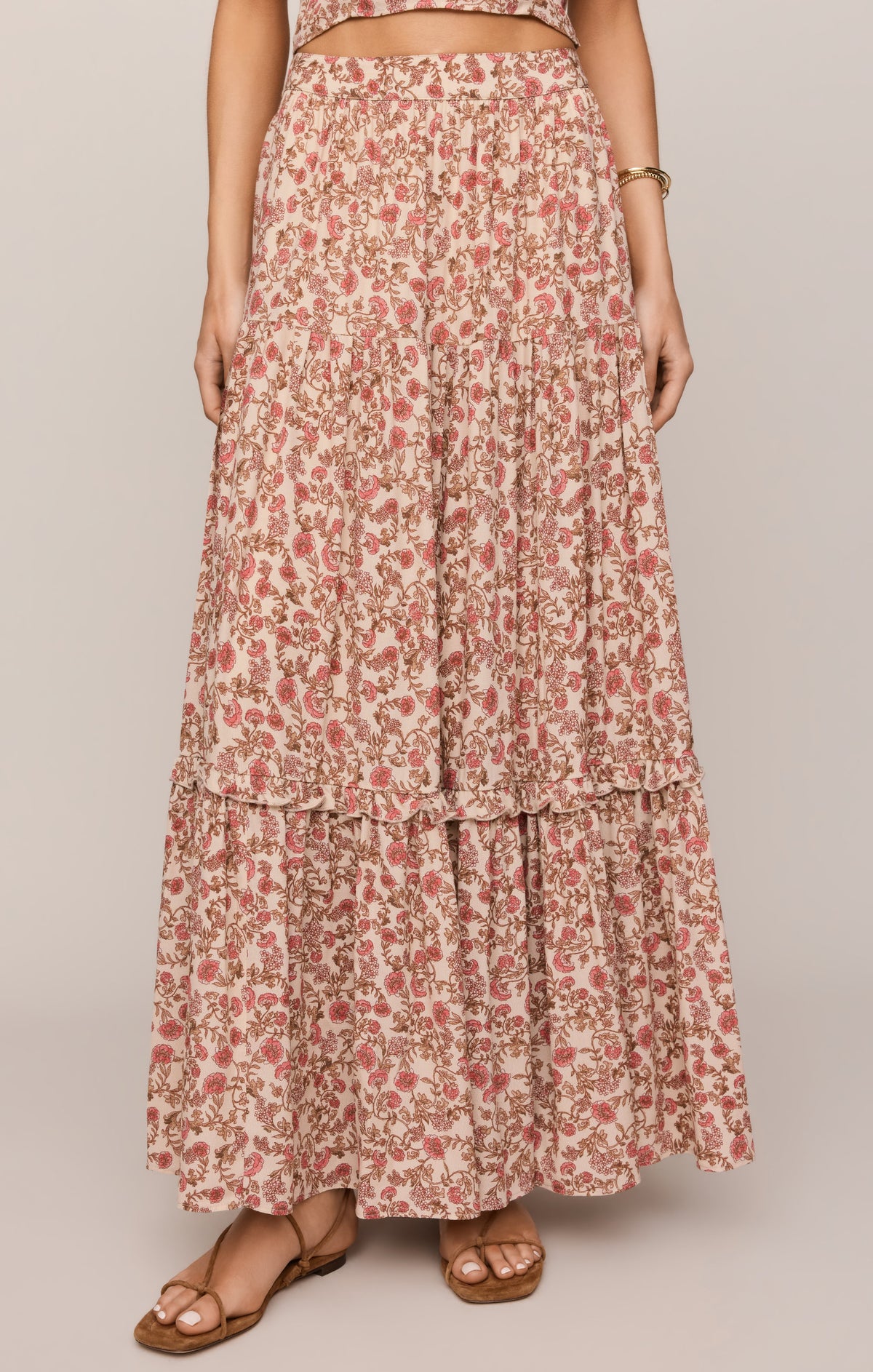 Mora Floral Maxi Skirt