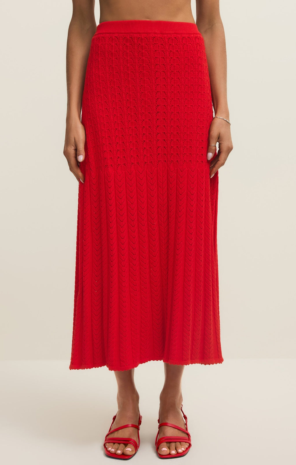 Lexa Crochet Sweater Maxi Skirt