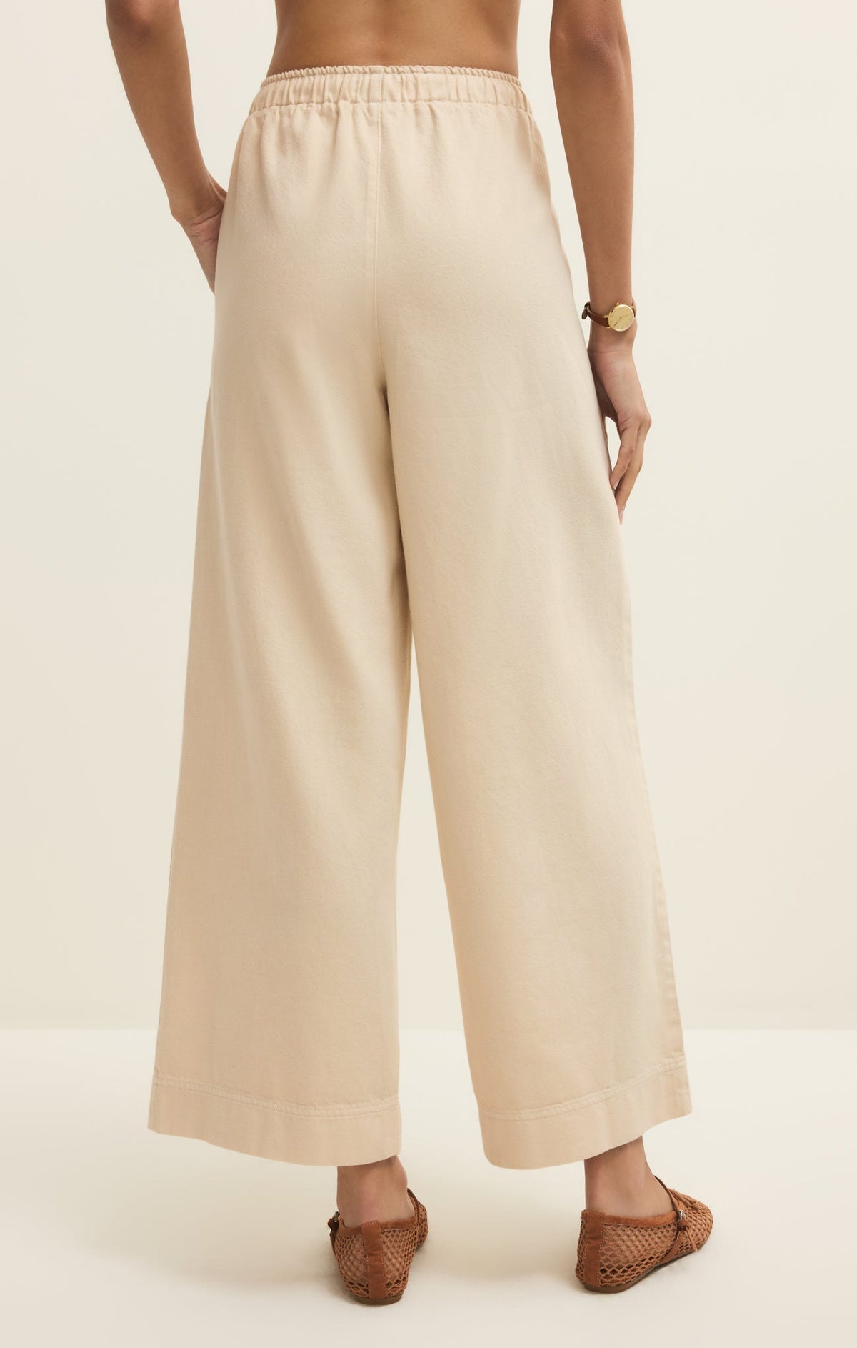 Daycation Twill Wide Leg Utility Pant