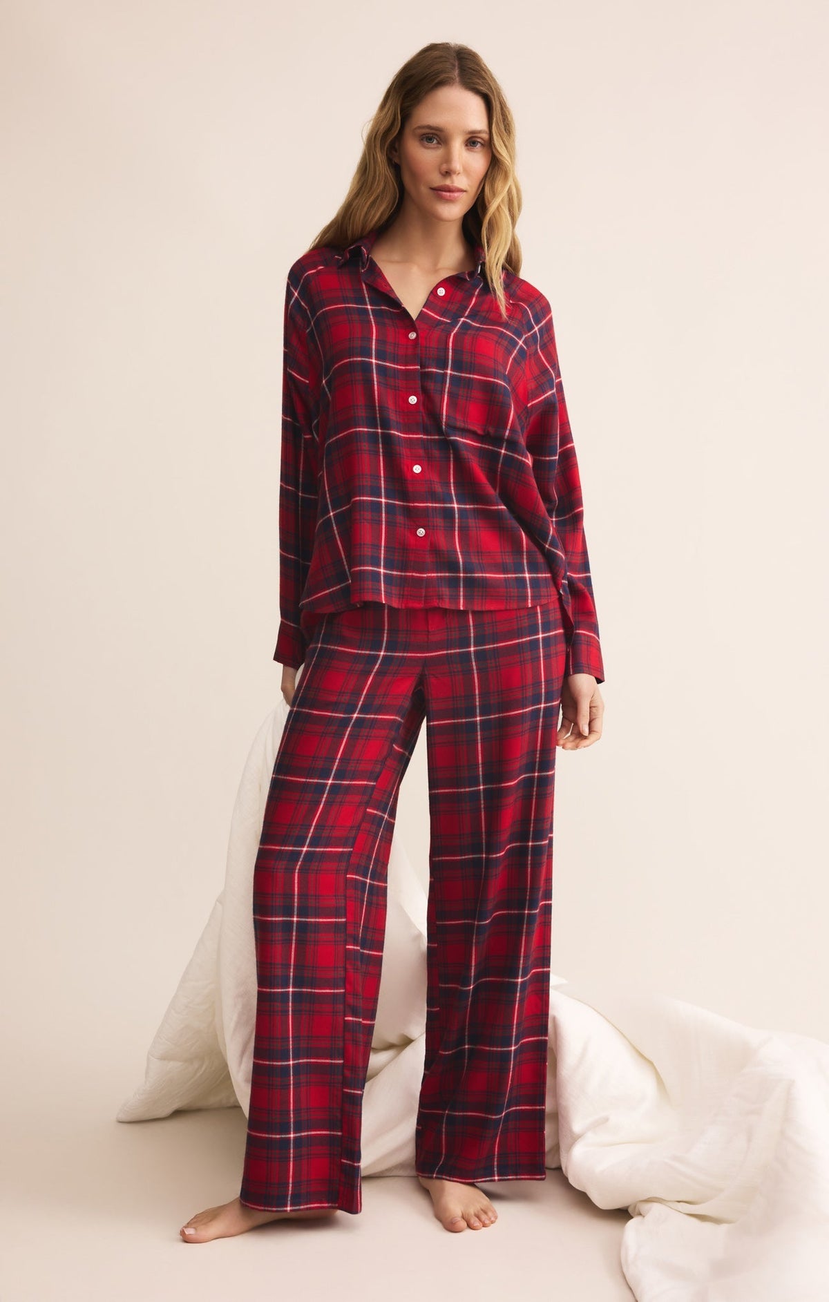 River Plaid Button Up