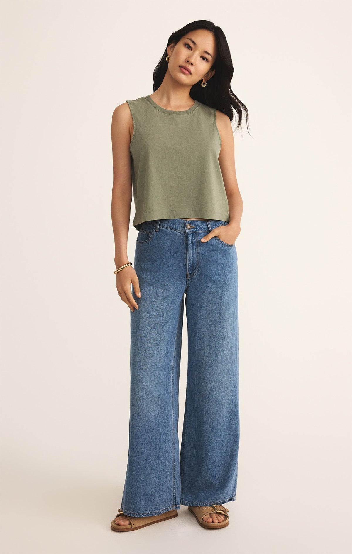 Sloane Cotton Jersey Tank