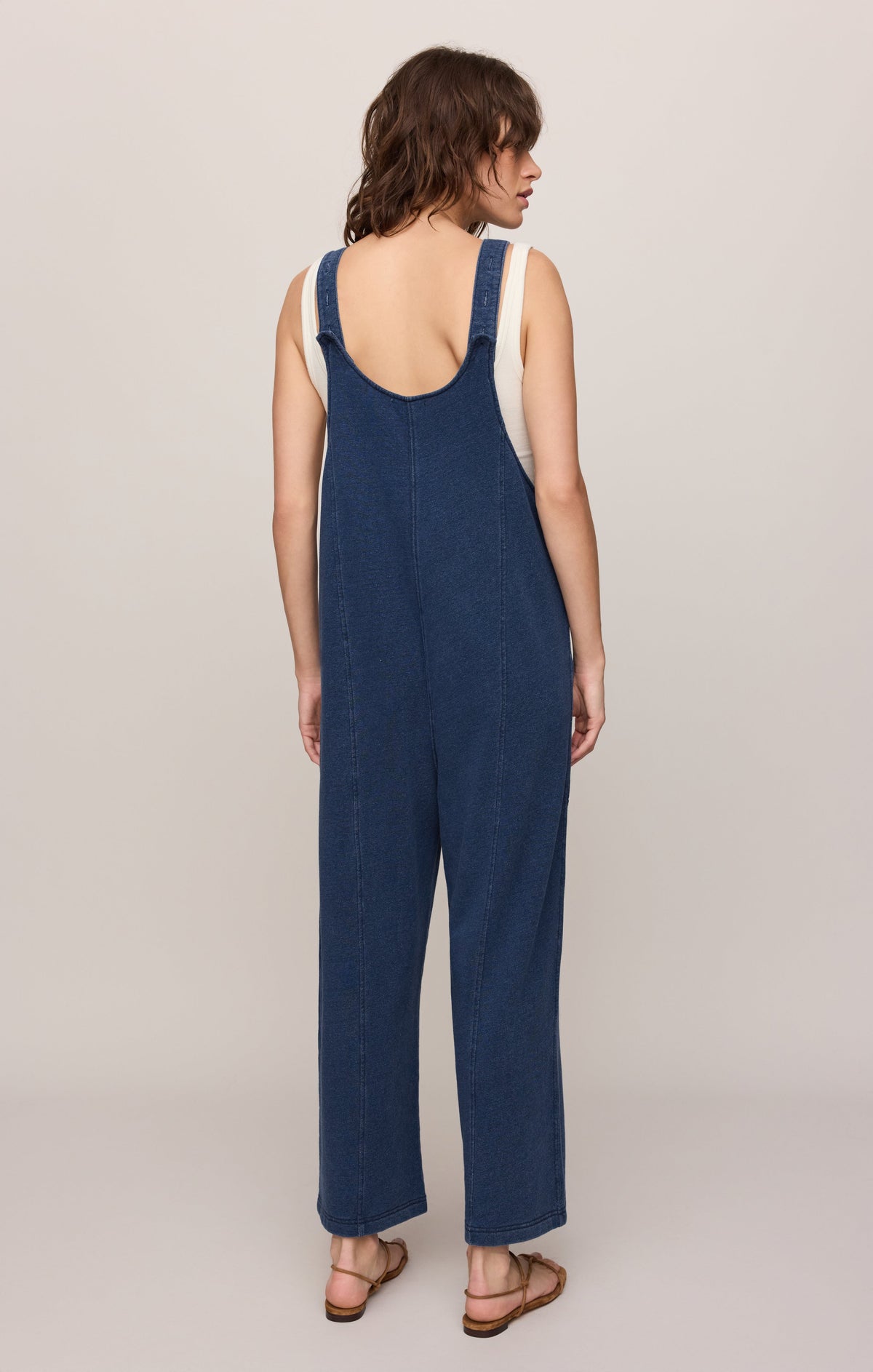 Dream All Day Knit Denim Overall