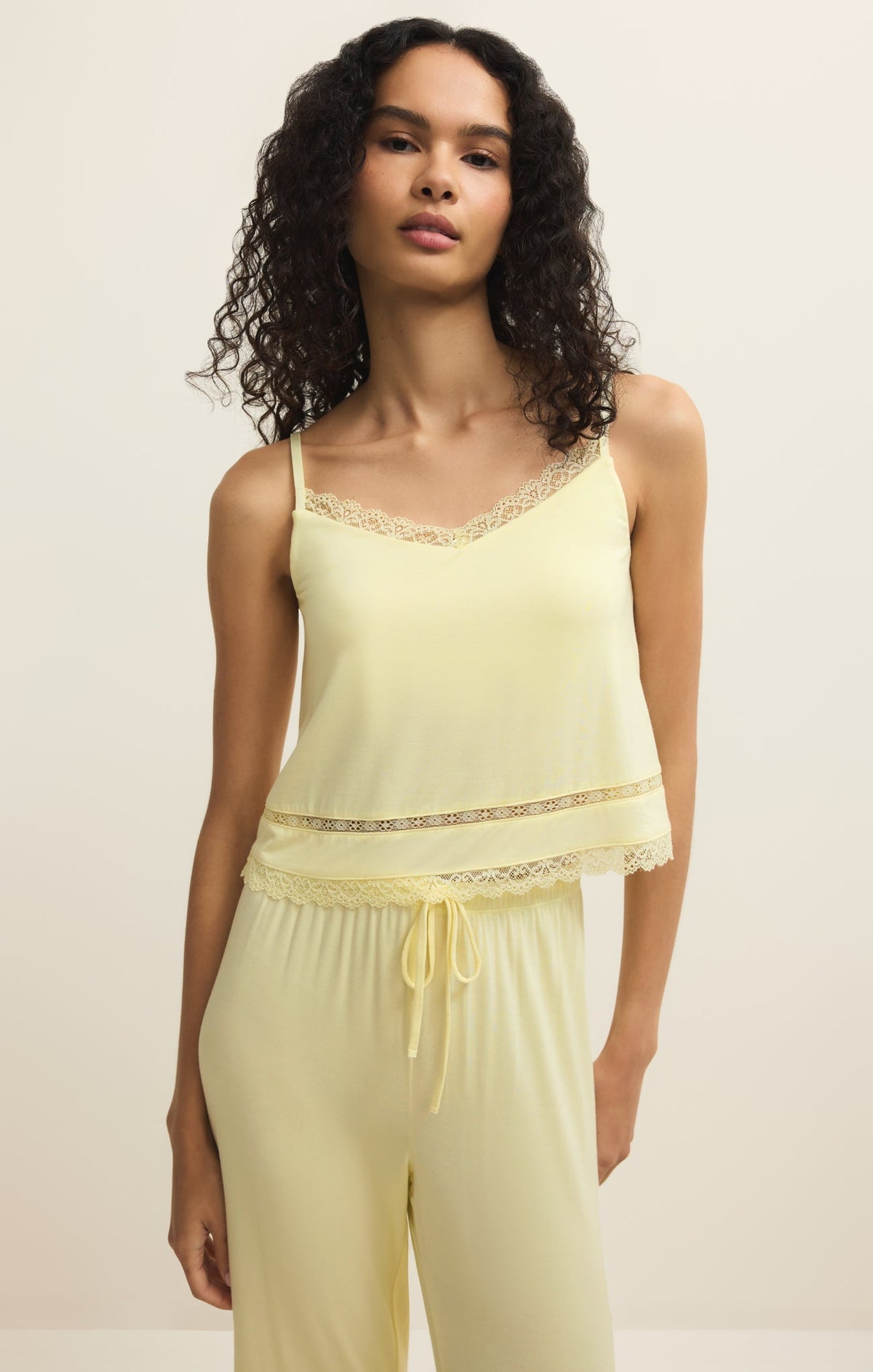 Gigi Cropped Lace Cami