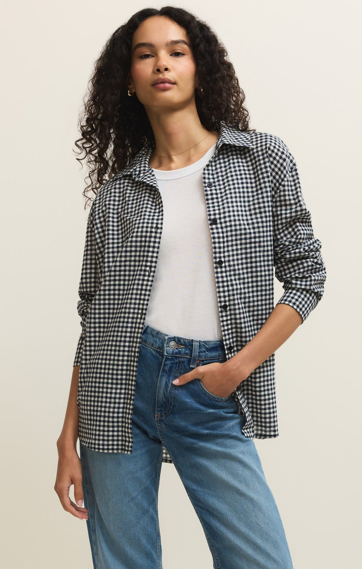 Seaport Gingham Button Up