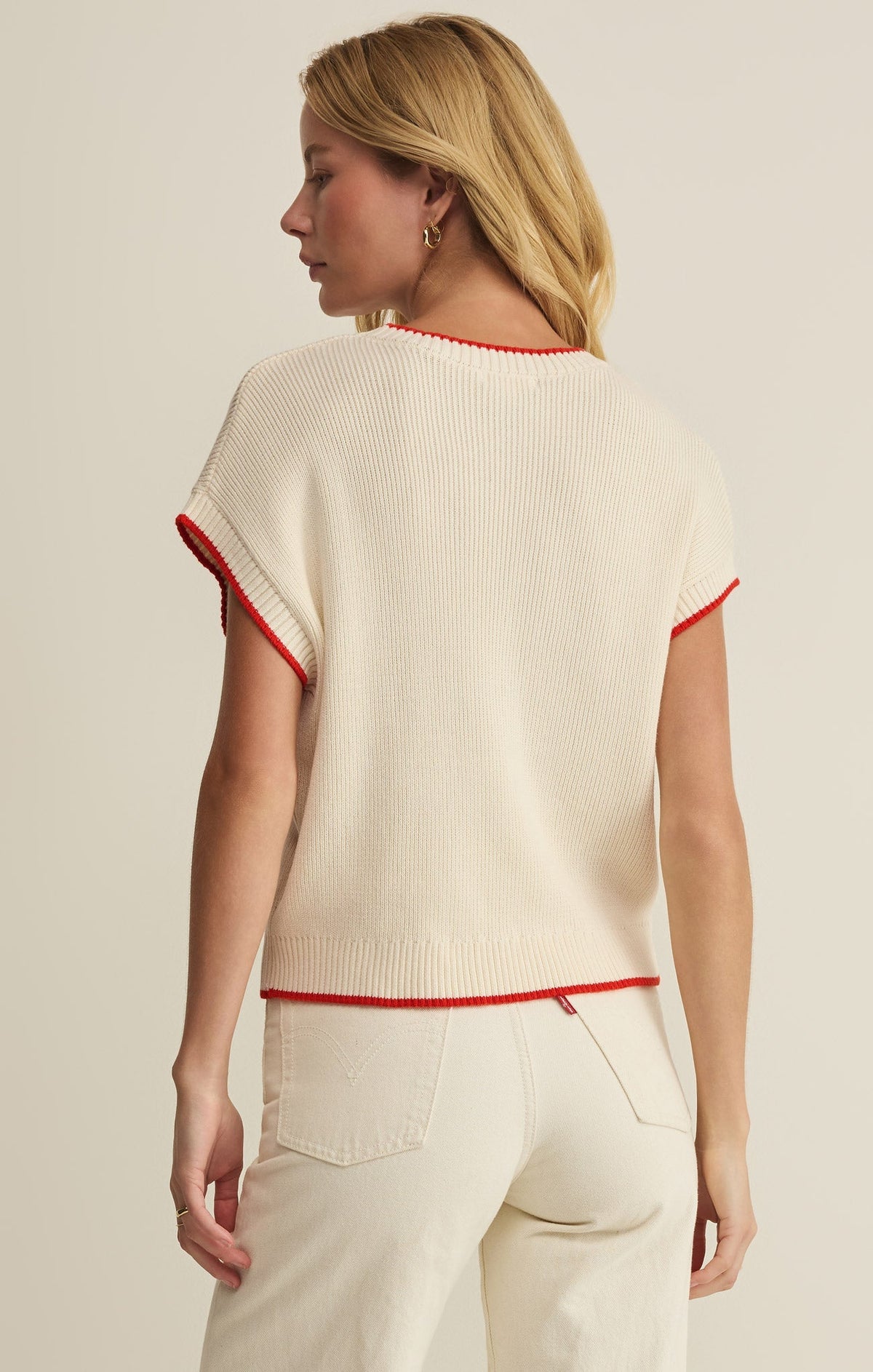 Sleeveless Patriot Sweater