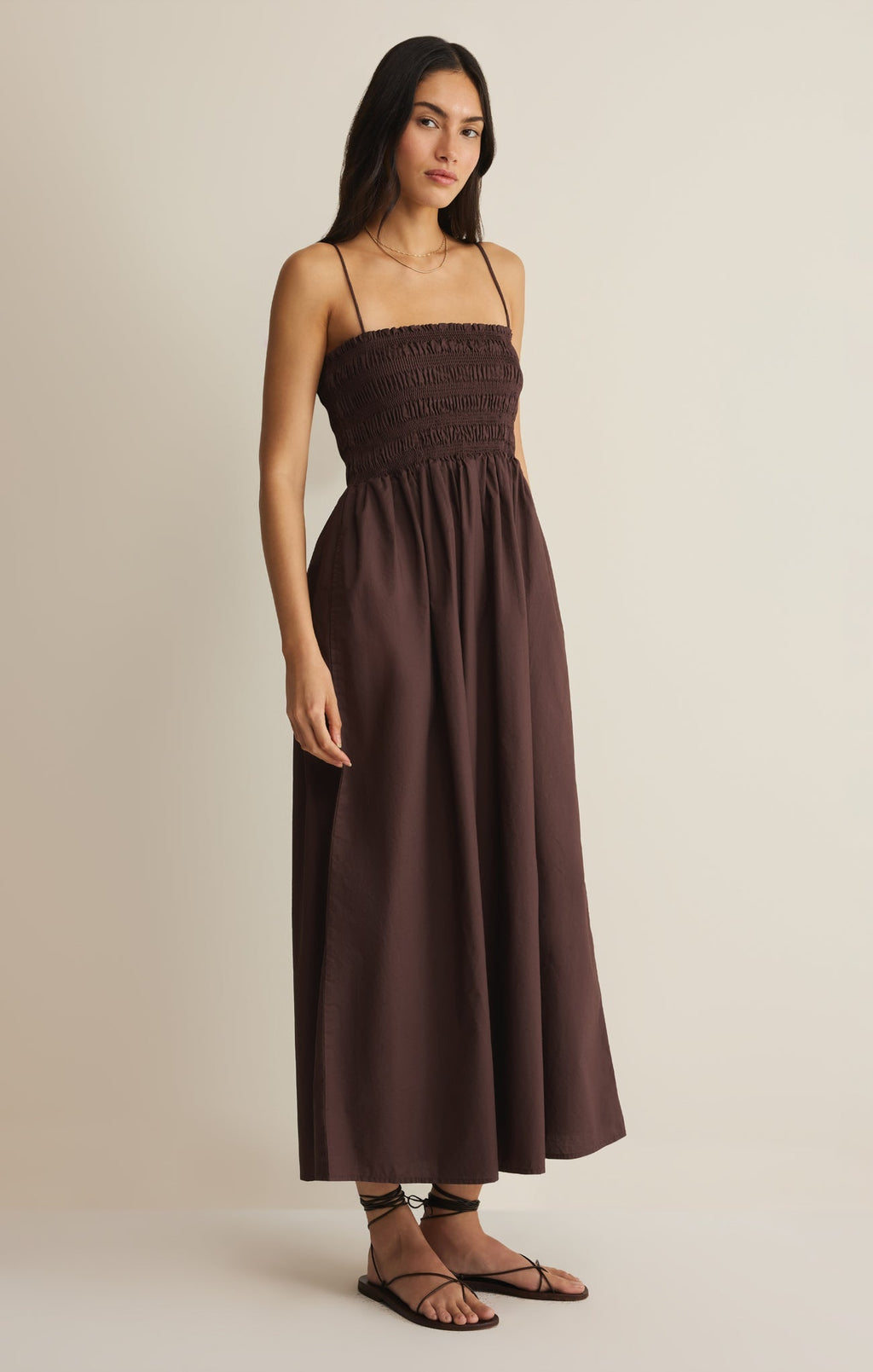 Cornelia Poplin Maxi Dress