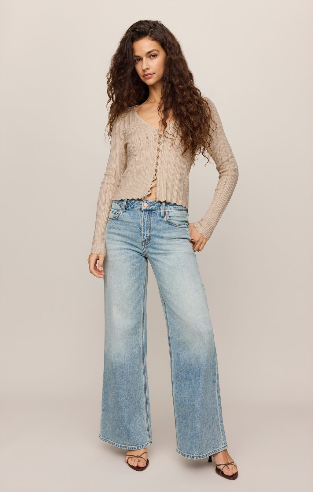 Landa Pointelle Top