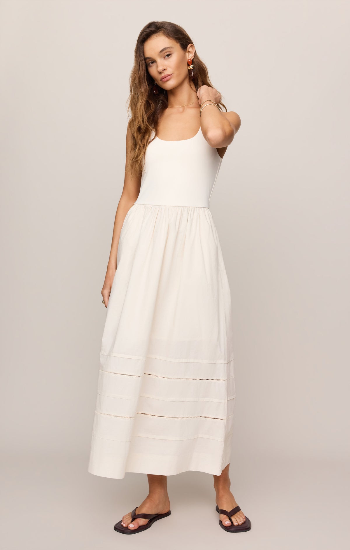 Johanna Sleeveless Midi Dress