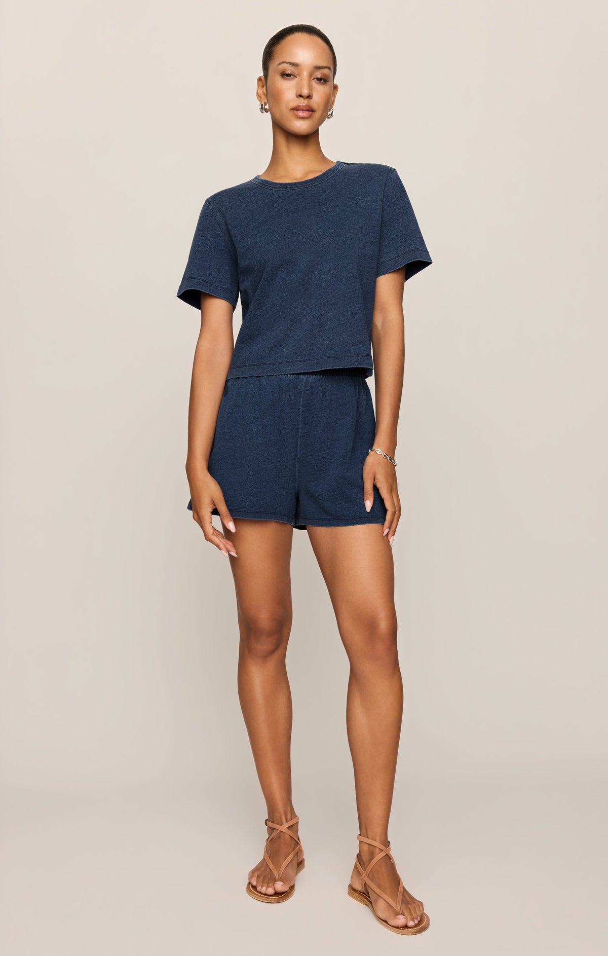 Stellan Jersey Denim Tee