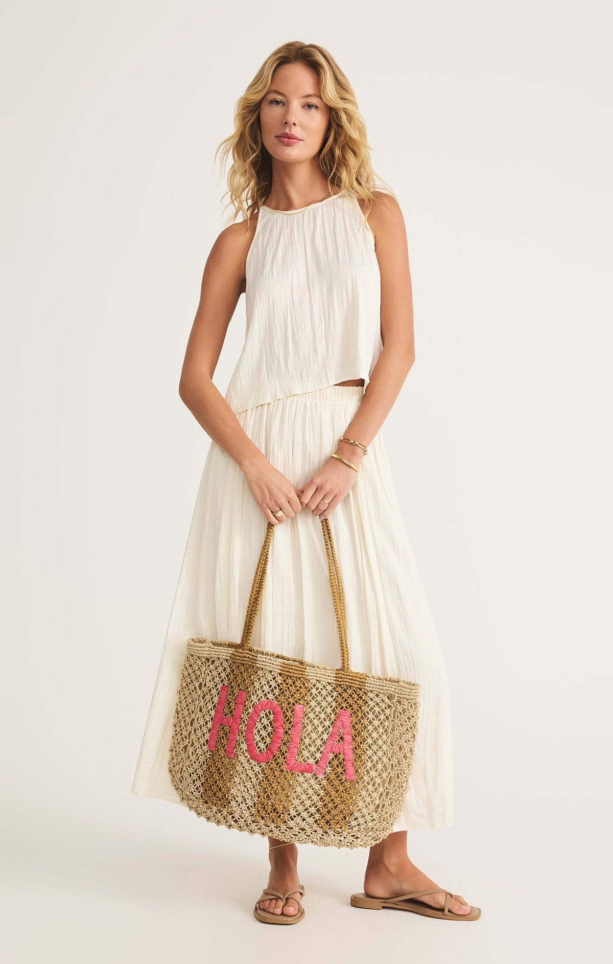 Woven Jute Tote Bag