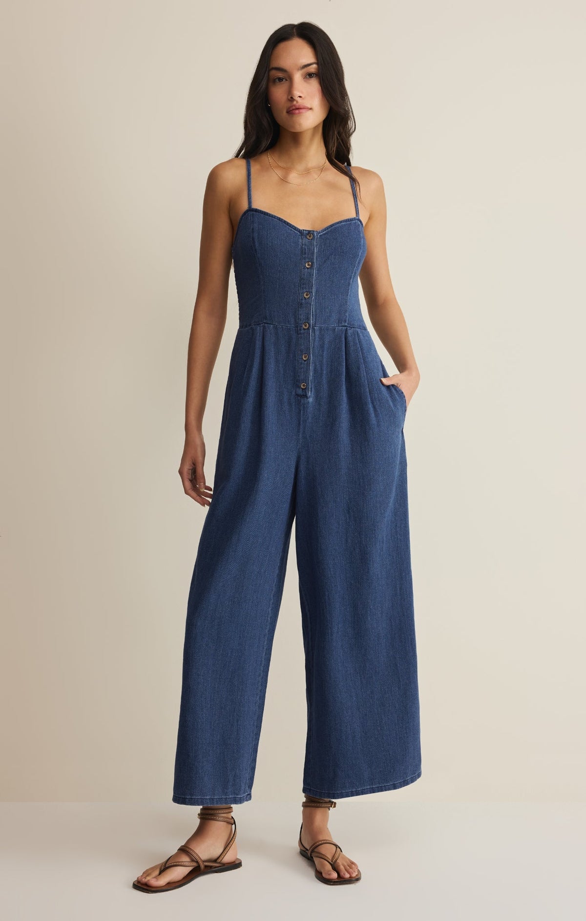 Angel Eyes Twill Jumpsuit