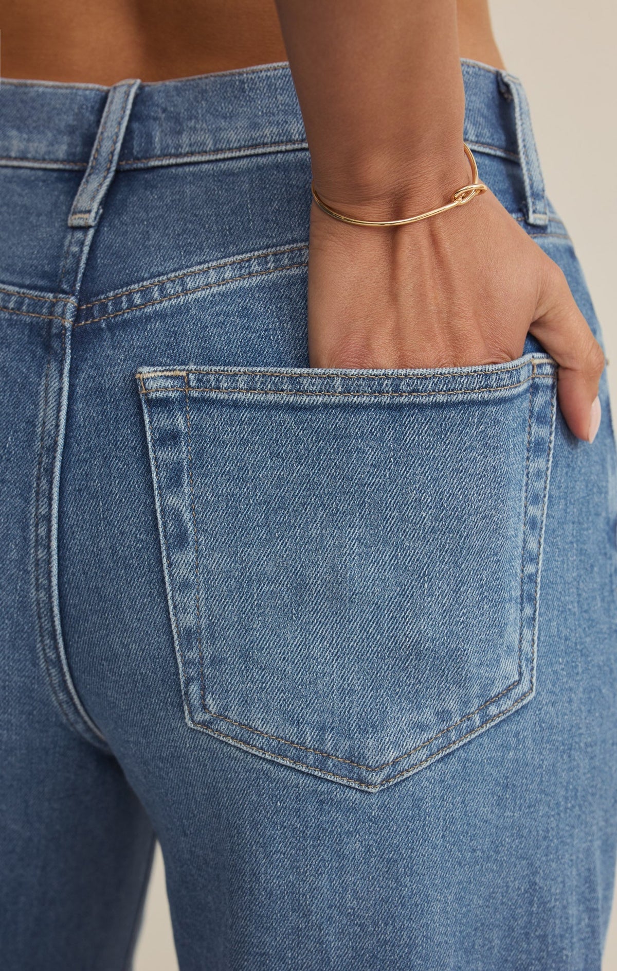 Nova High Rise Wide Leg Denim Pant
